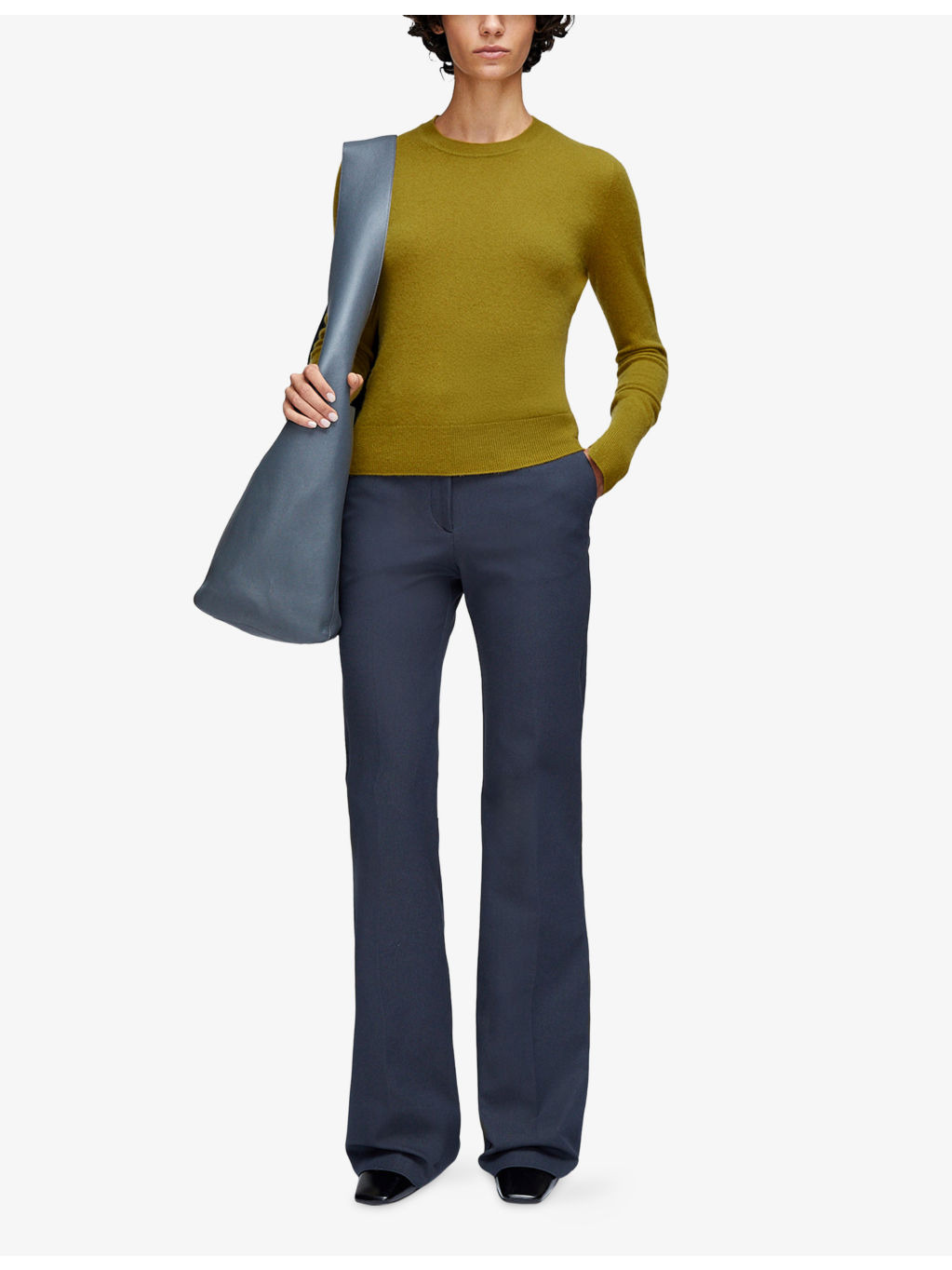 Light Pure Round-Neck Cashmere Jumper - 2