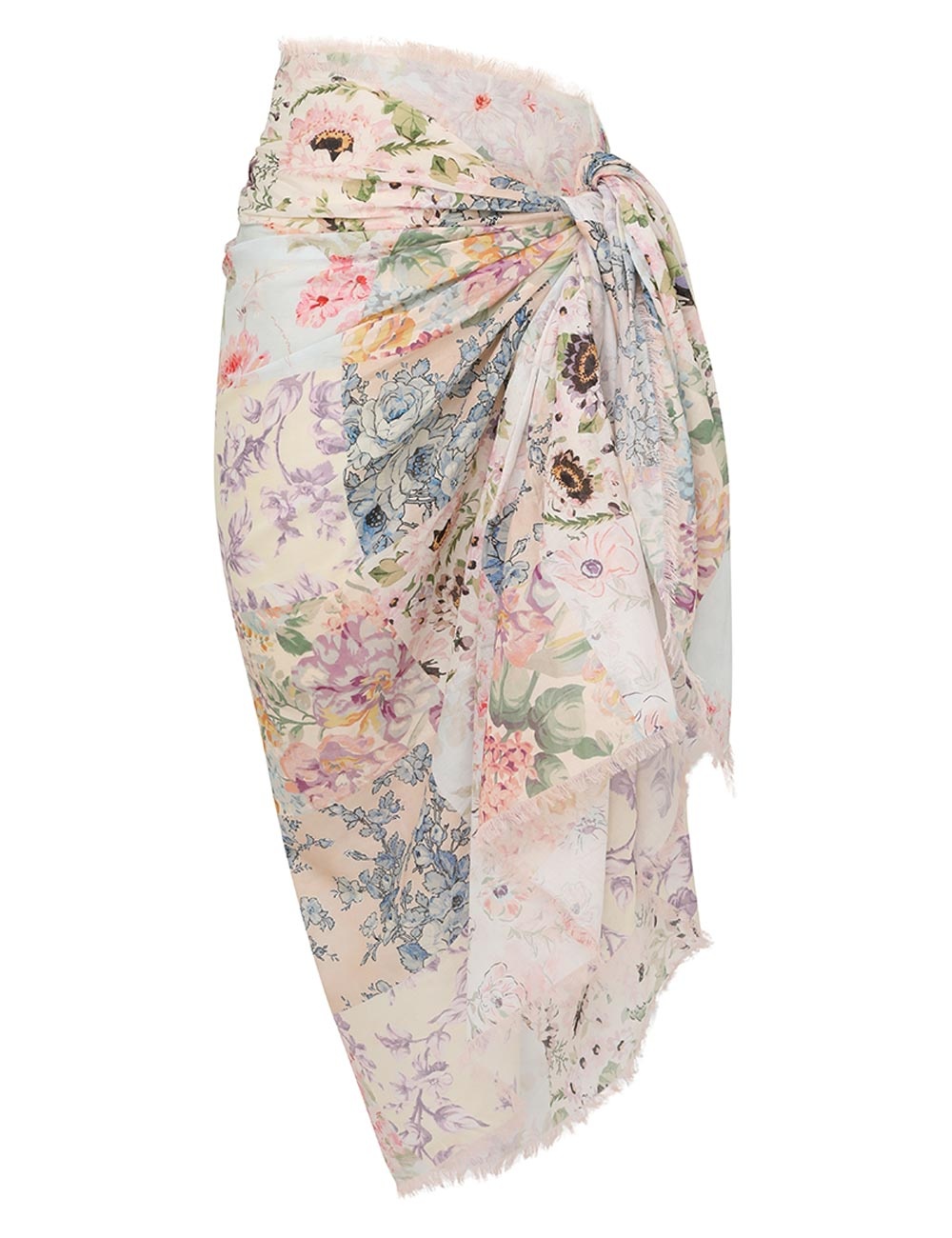 PRINTED COTTON PAREO - 1