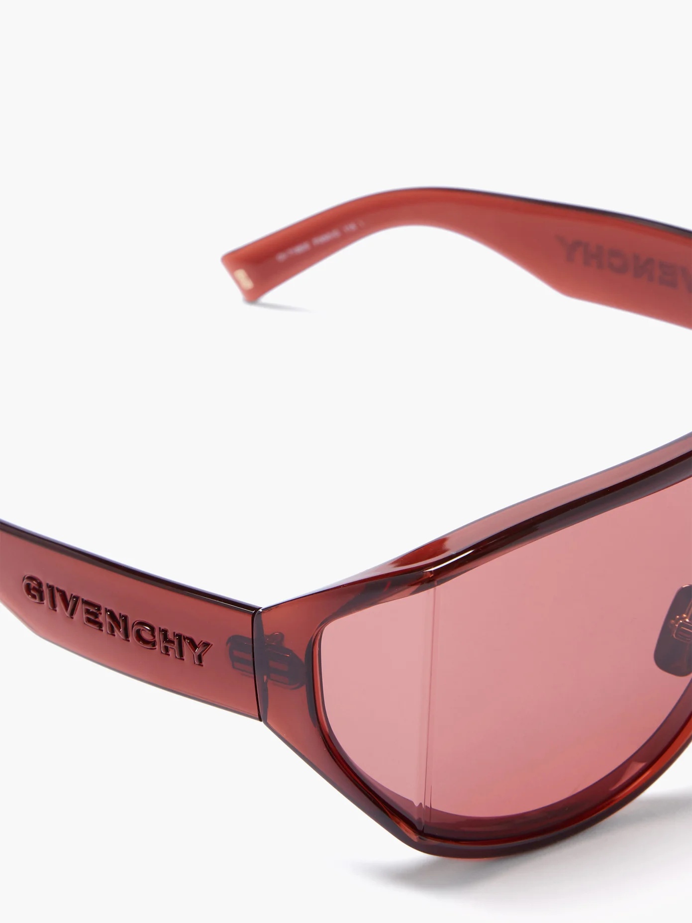 Shield acetate sunglasses - 4