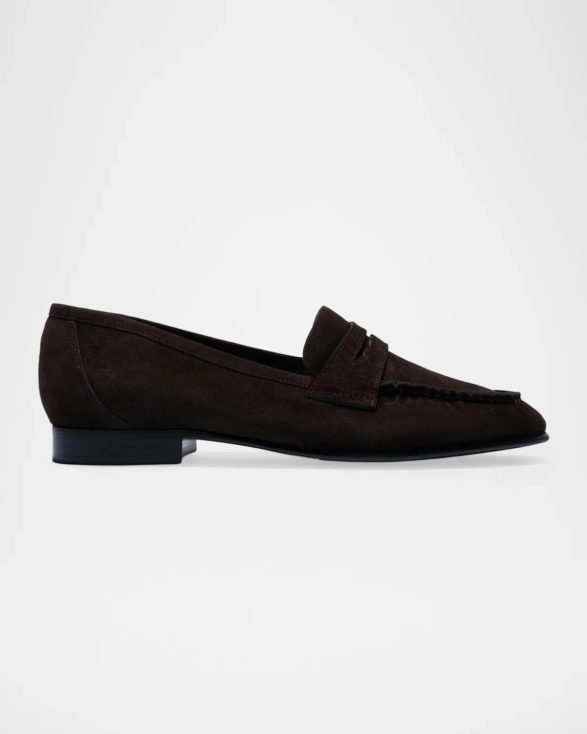 Aldous Suede Penny Loafers - 1
