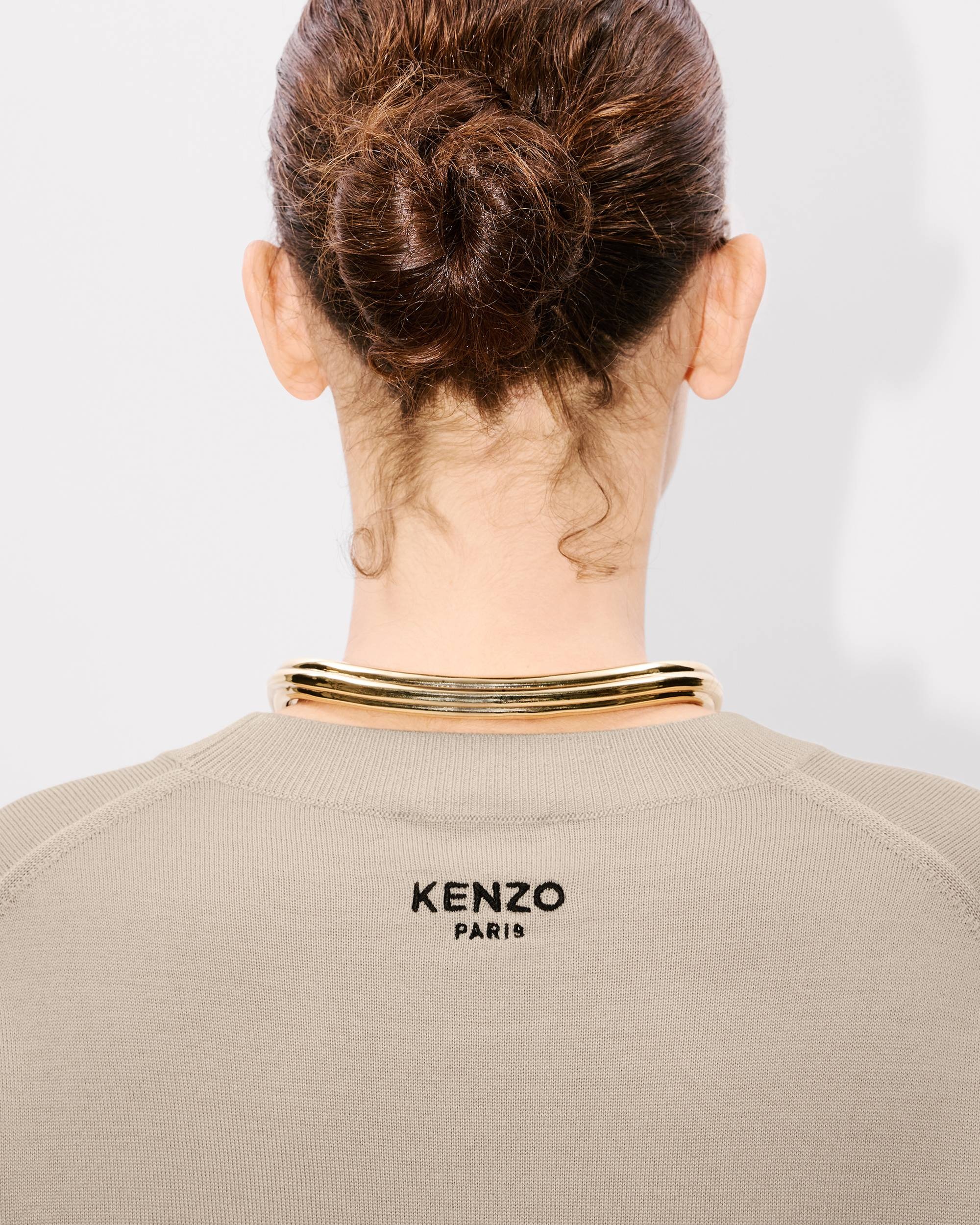 'KENZO Pop' embroidered jumper in merino wool - 7