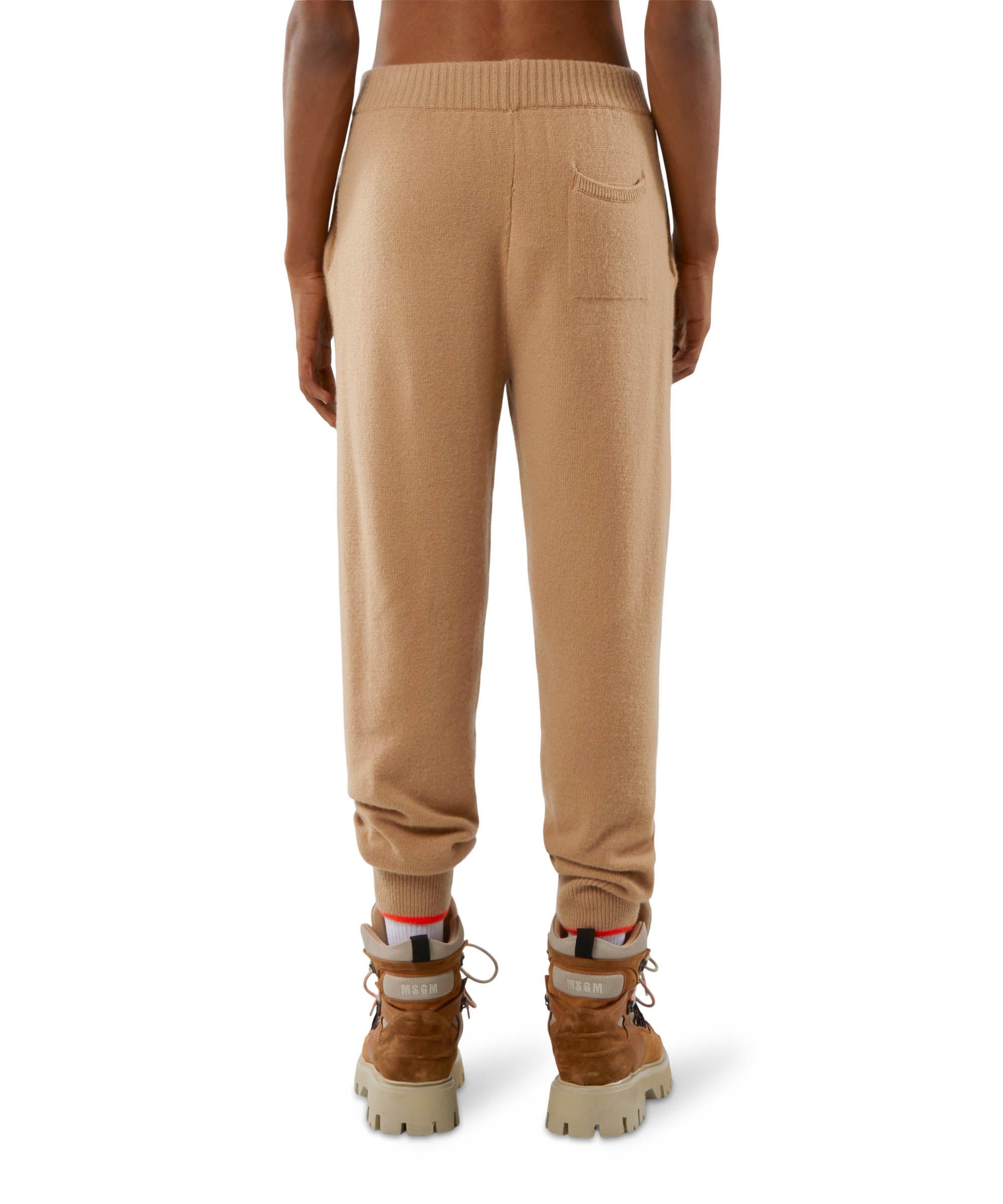 Wool and cashmere track pants - 4