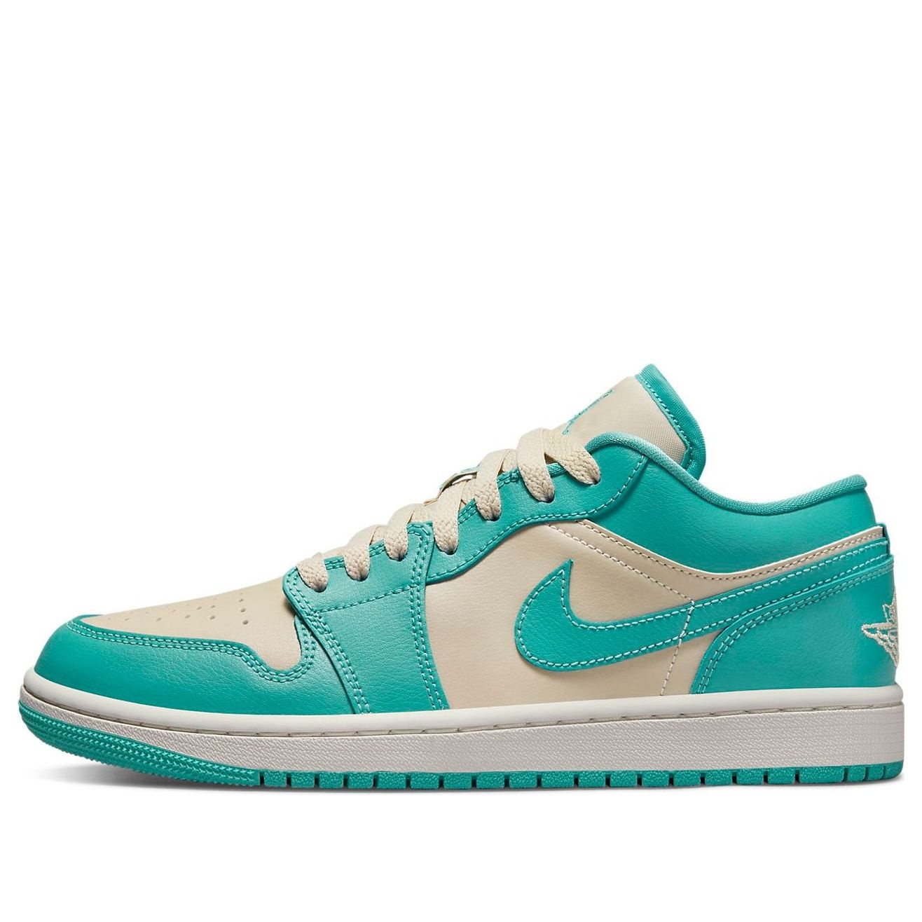 (WMNS) Air Jordan 1 Low 'Tropical Teal Sandy Beige' DC0774-131 - 1