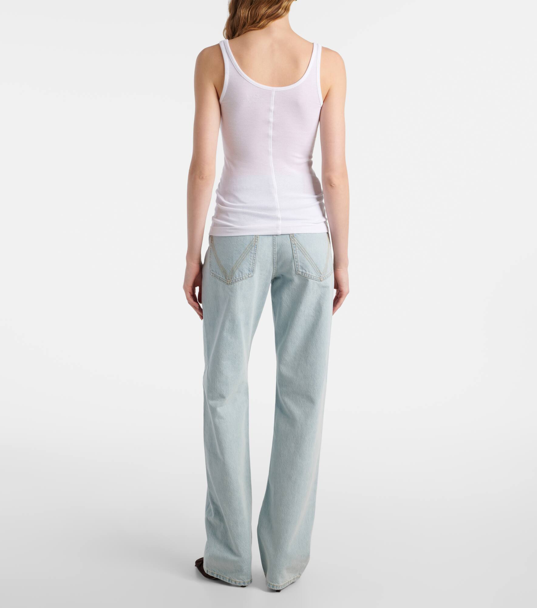 Cotton-blend tank top - 3