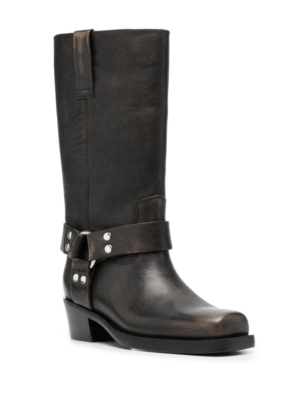 Roxy 45mm leather biker boots - 2