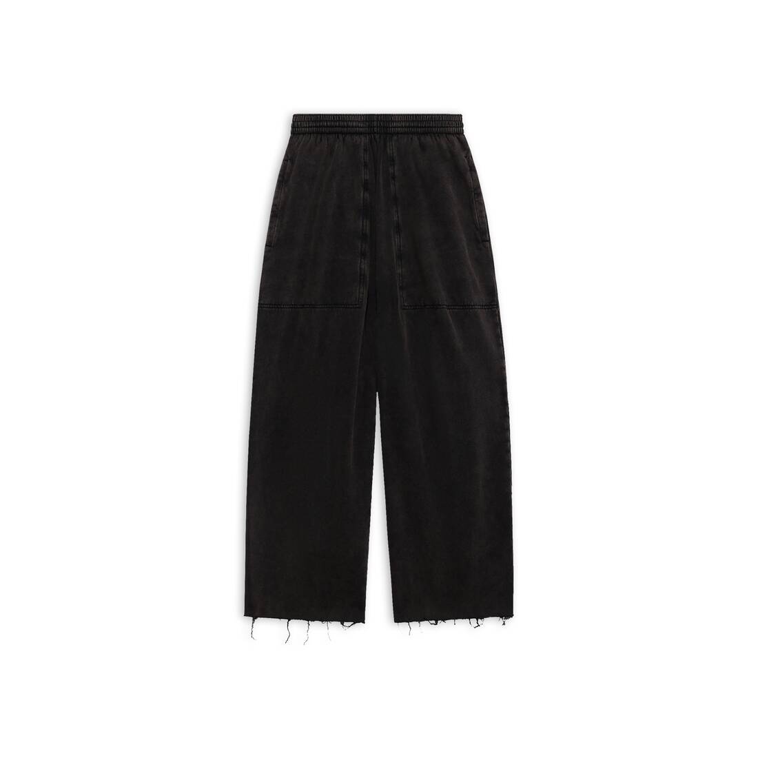 Men's Cropped Sweatpants in Black - 1
