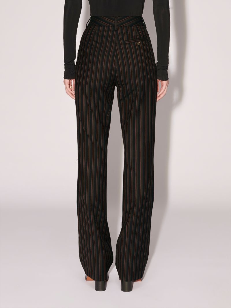 FITTED FLARE PANTS - 4