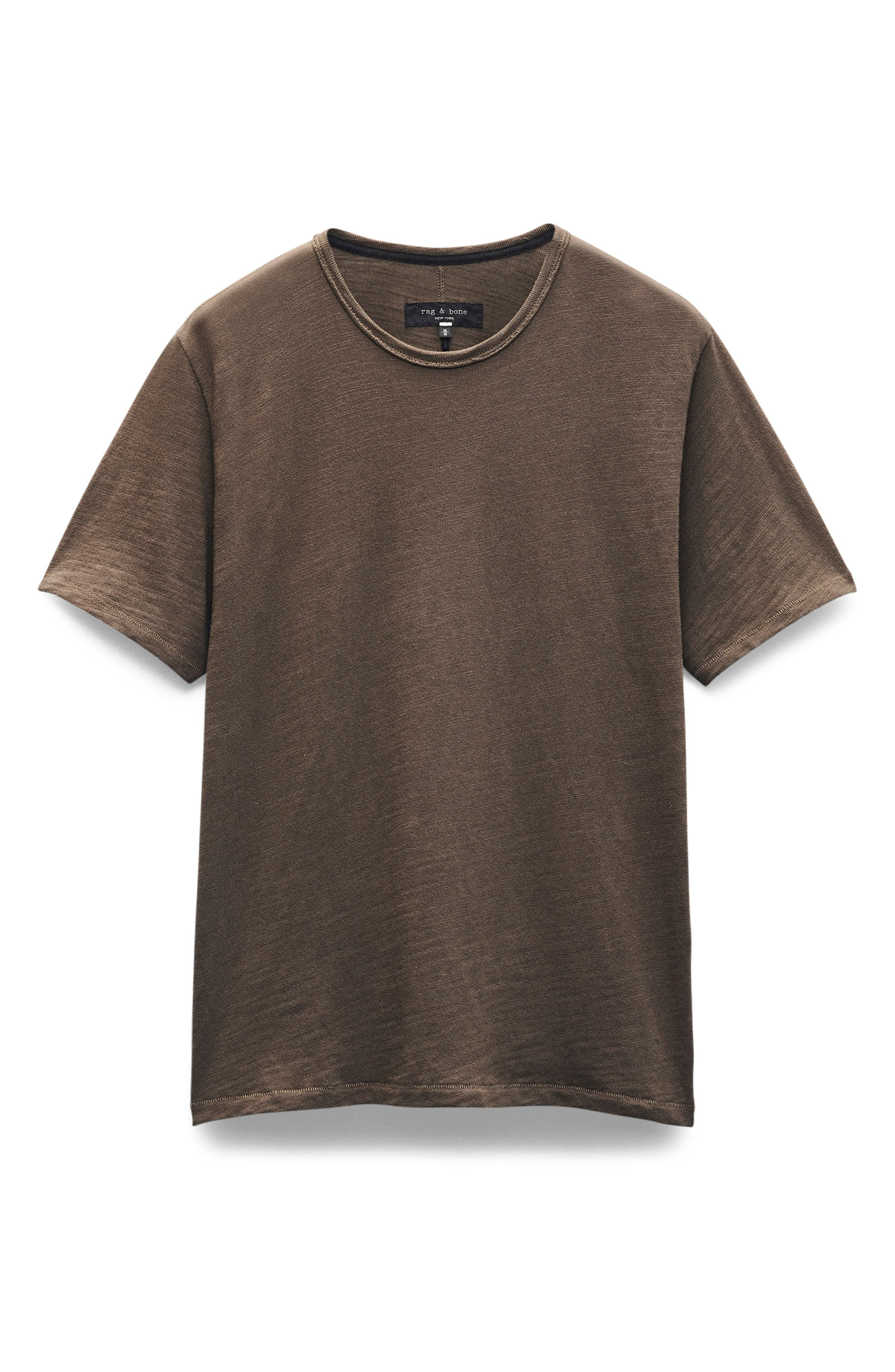rag & bone Classic Flame Slub Cotton T-Shirt in Stonewall at Nordstrom - 4