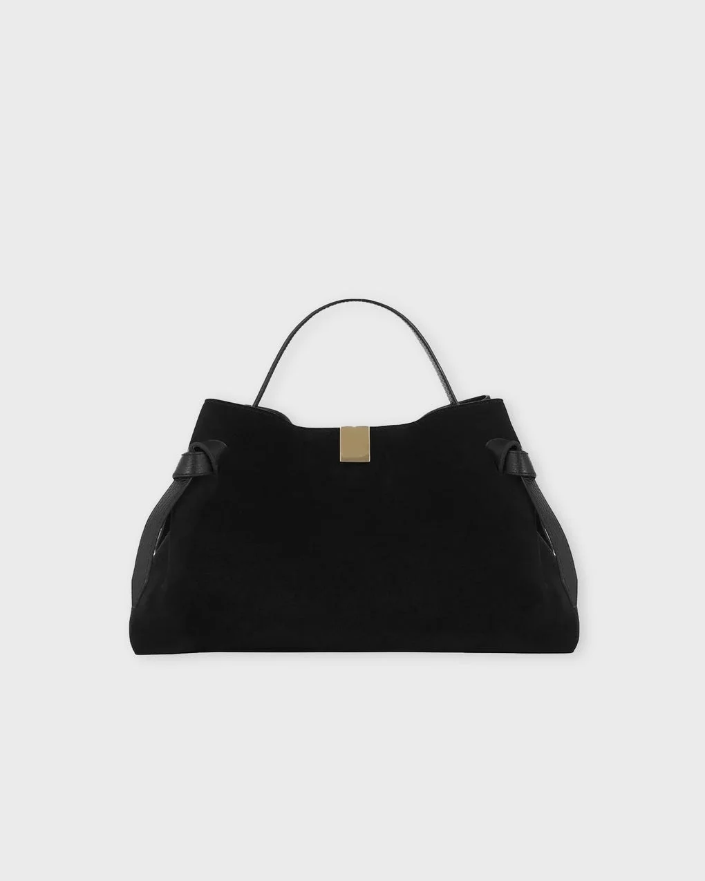 Bag Gyoza Suede Black Black ONESIZE - 1