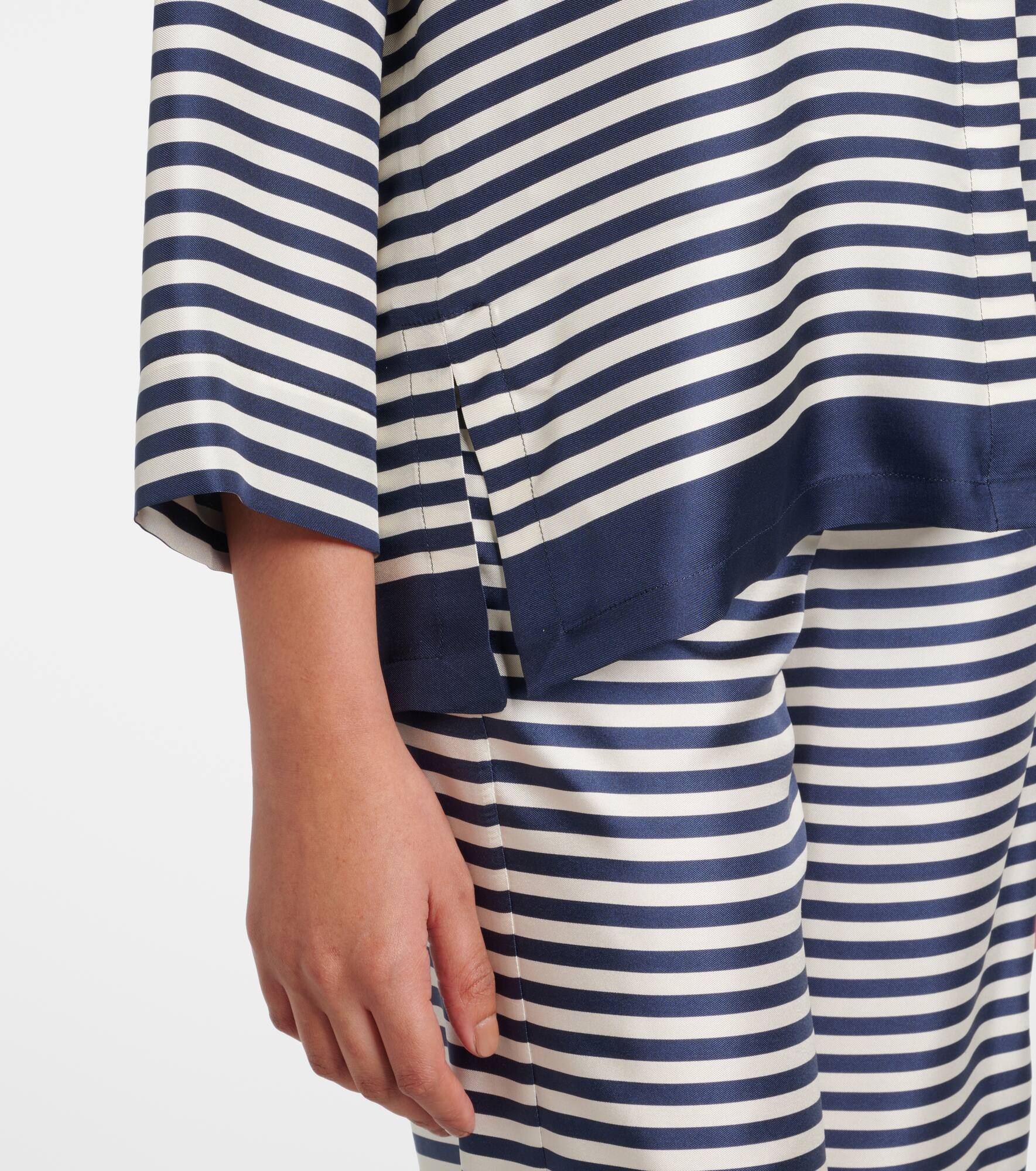 Maya striped silk shirt - 5