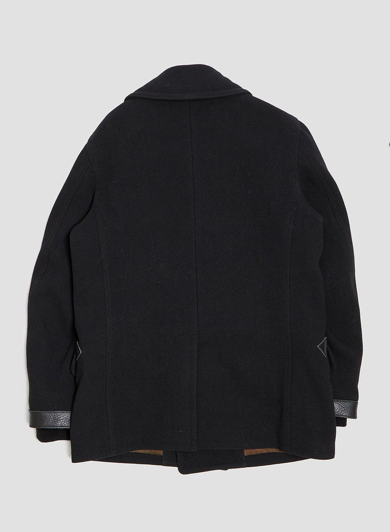 40's U.S. Navy Pea Coat in Black 8
