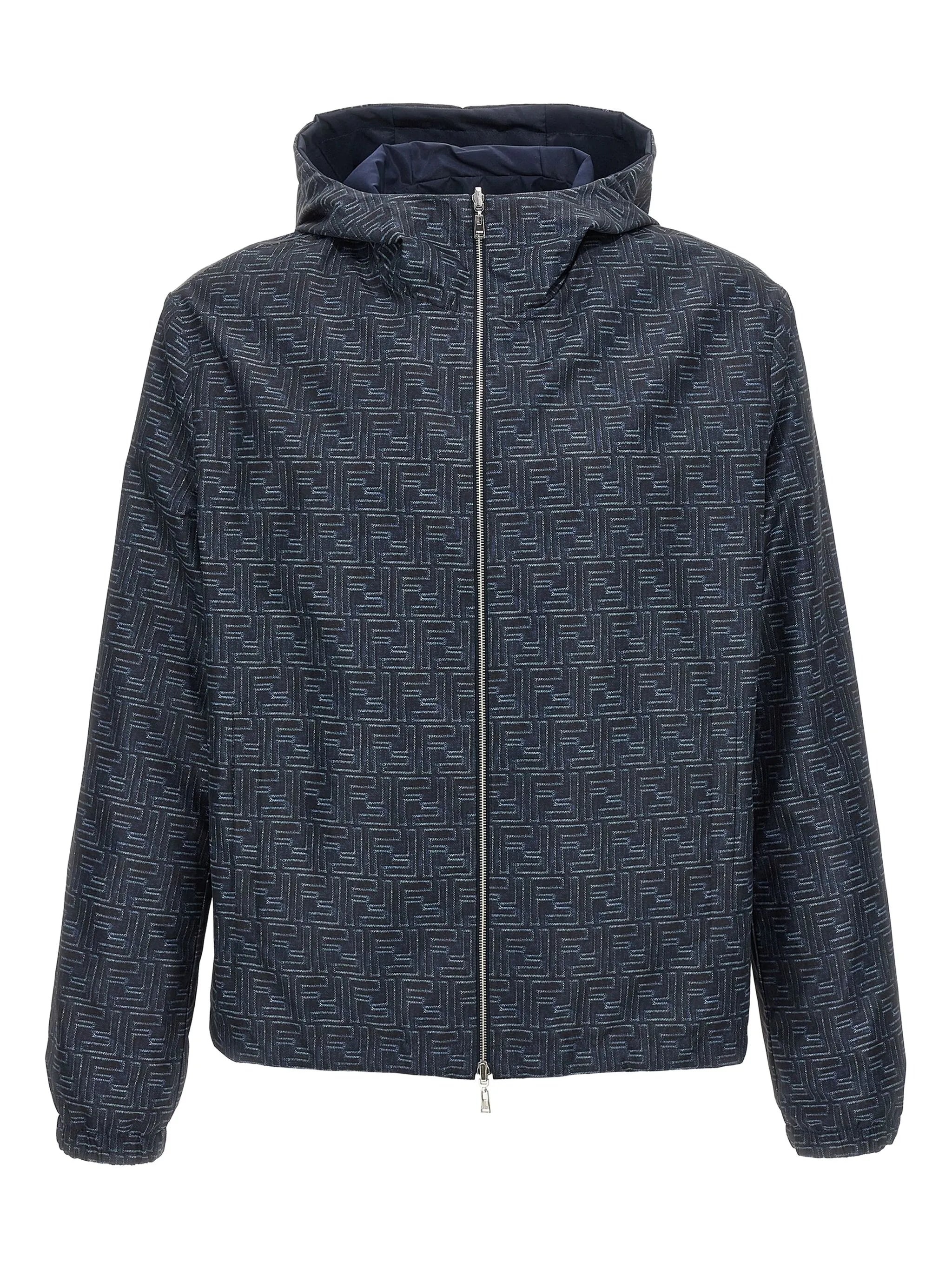 Patterned Hooded Jacket - 1