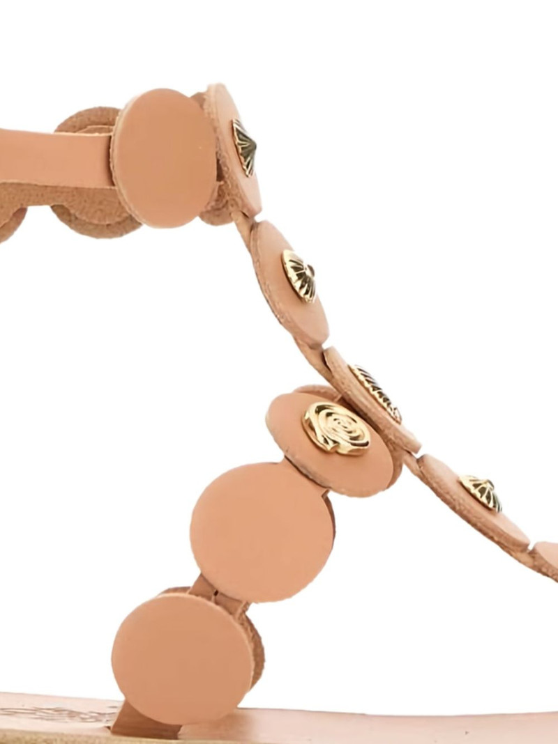 Madison leather disc-embellished sandals 3