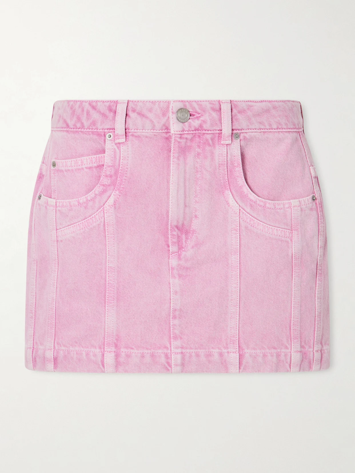 Juana Paneled Denim Mini Skirt - 1