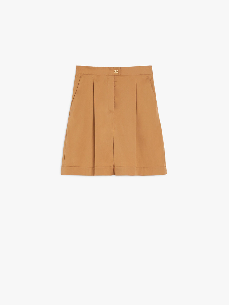 SULTANO Stretch poplin Bermuda shorts - 1