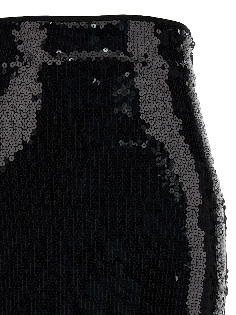 ALEXANDRE VAUTHIER MESH MIDI SKIRT - 3