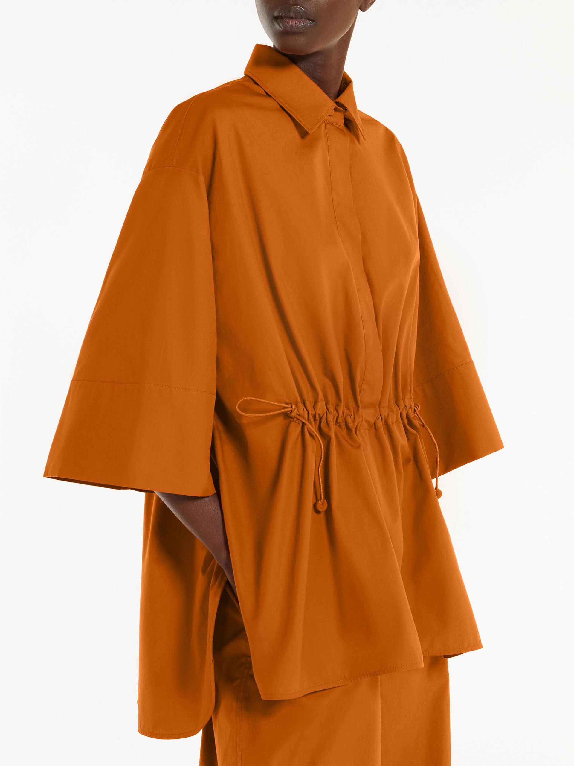 MARCH Loose-fitting cotton poplin shirt - 5