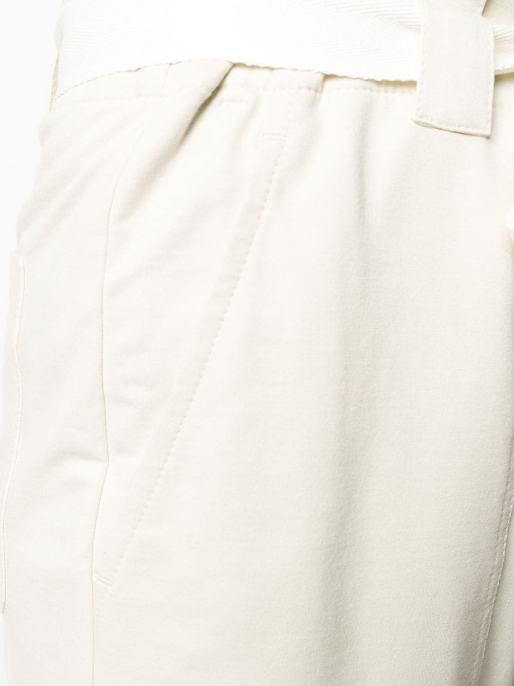 tie-fastening tapered trousers - 5