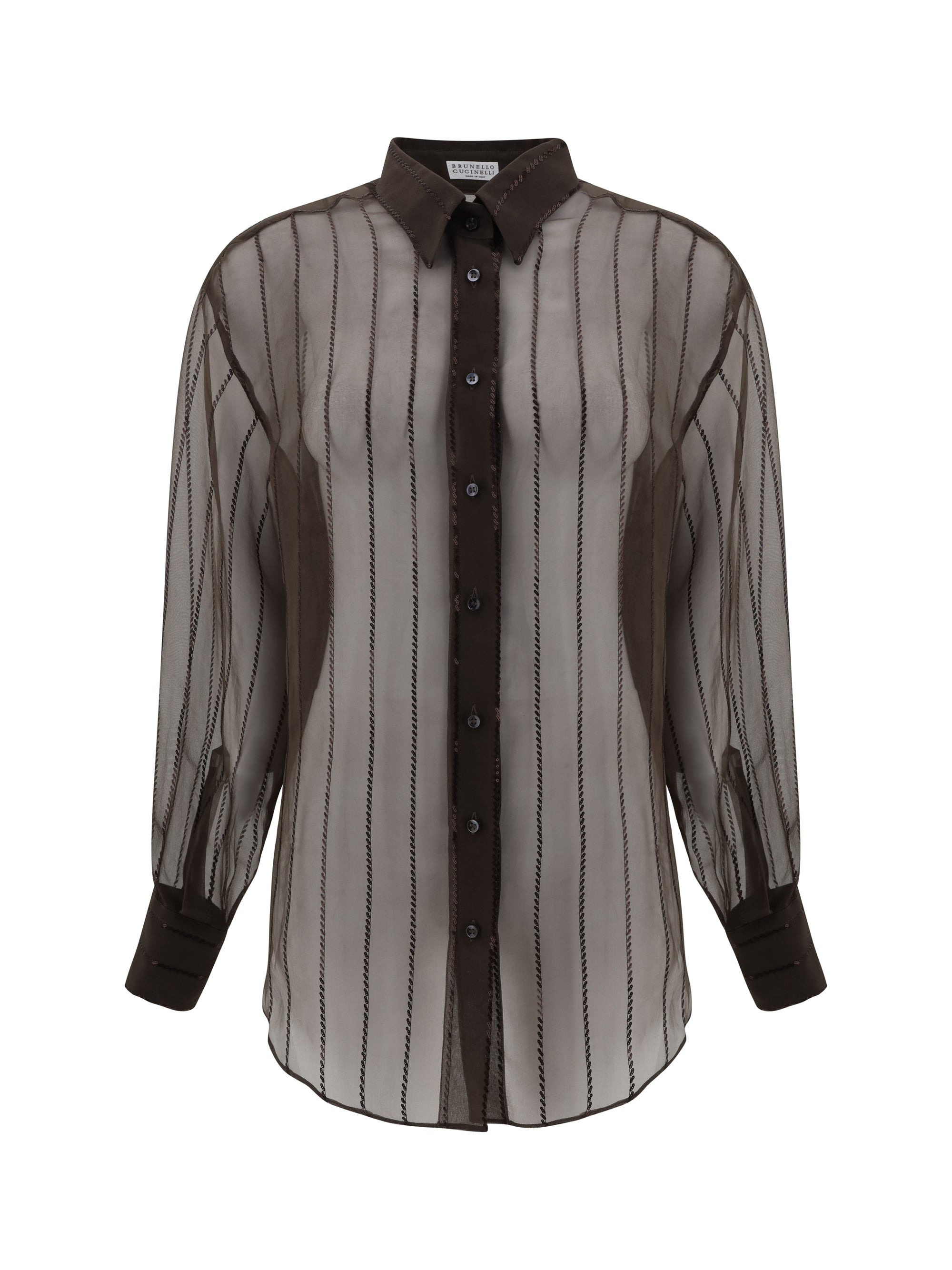 Brunello Cucinelli Women Silk Shirt - 1