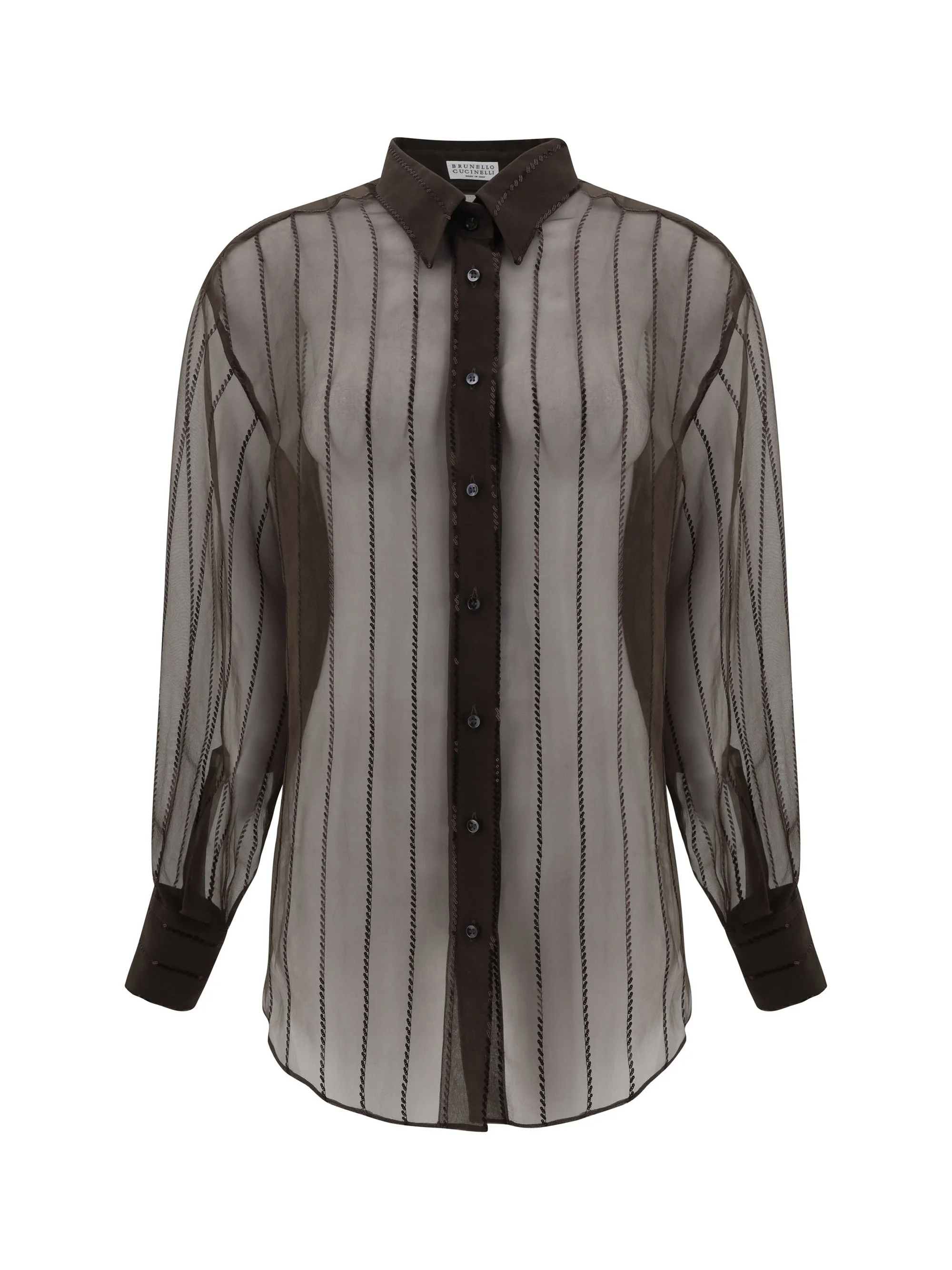 Brunello Cucinelli Women Silk Shirt - 1