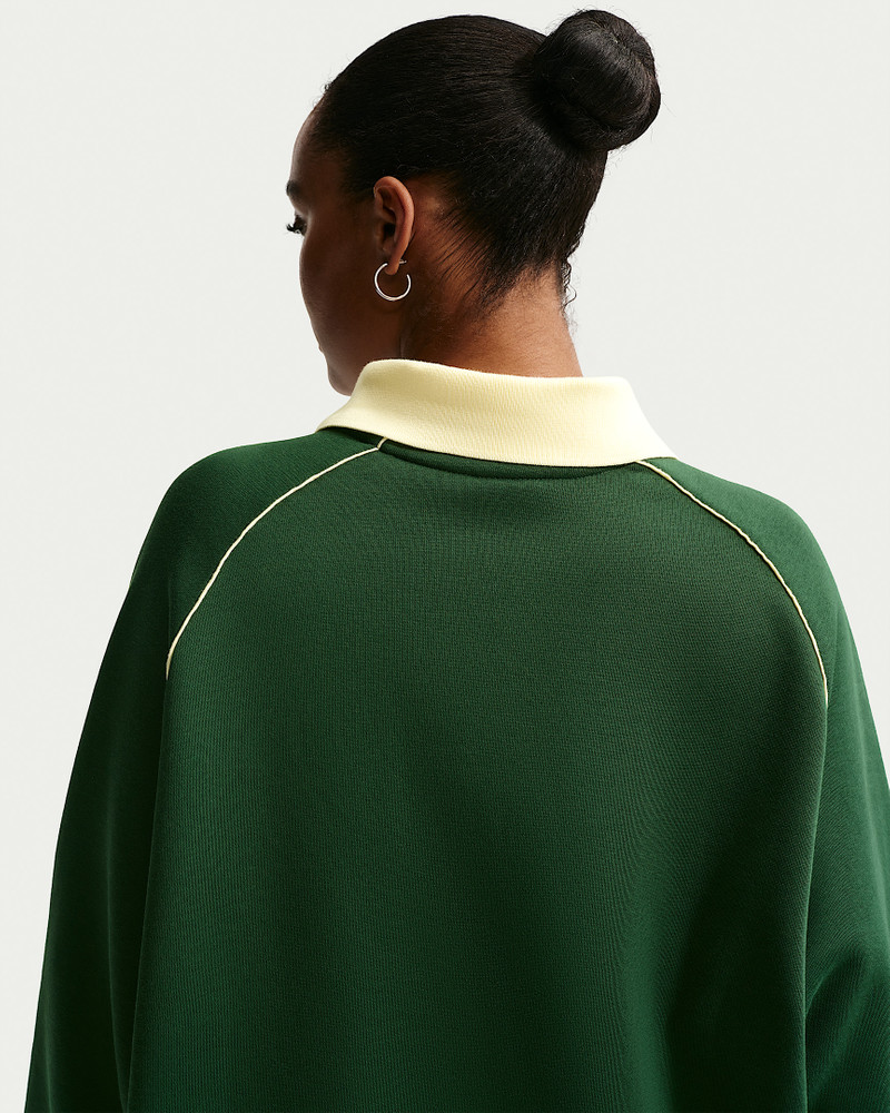 Nike Nike Sportswear Phoenix Fleece Women's Oversized Graphic Polo Top outlook