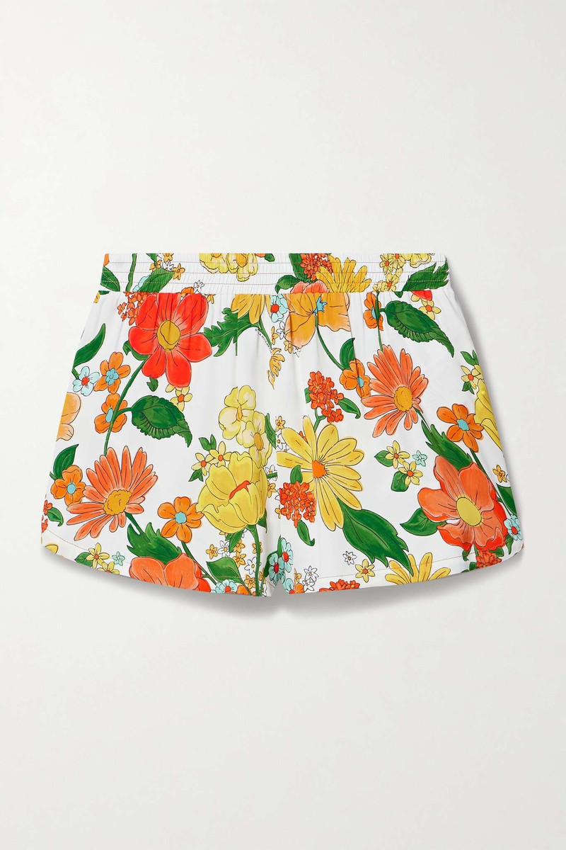 + NET SUSTAIN floral-print twill shorts - 1
