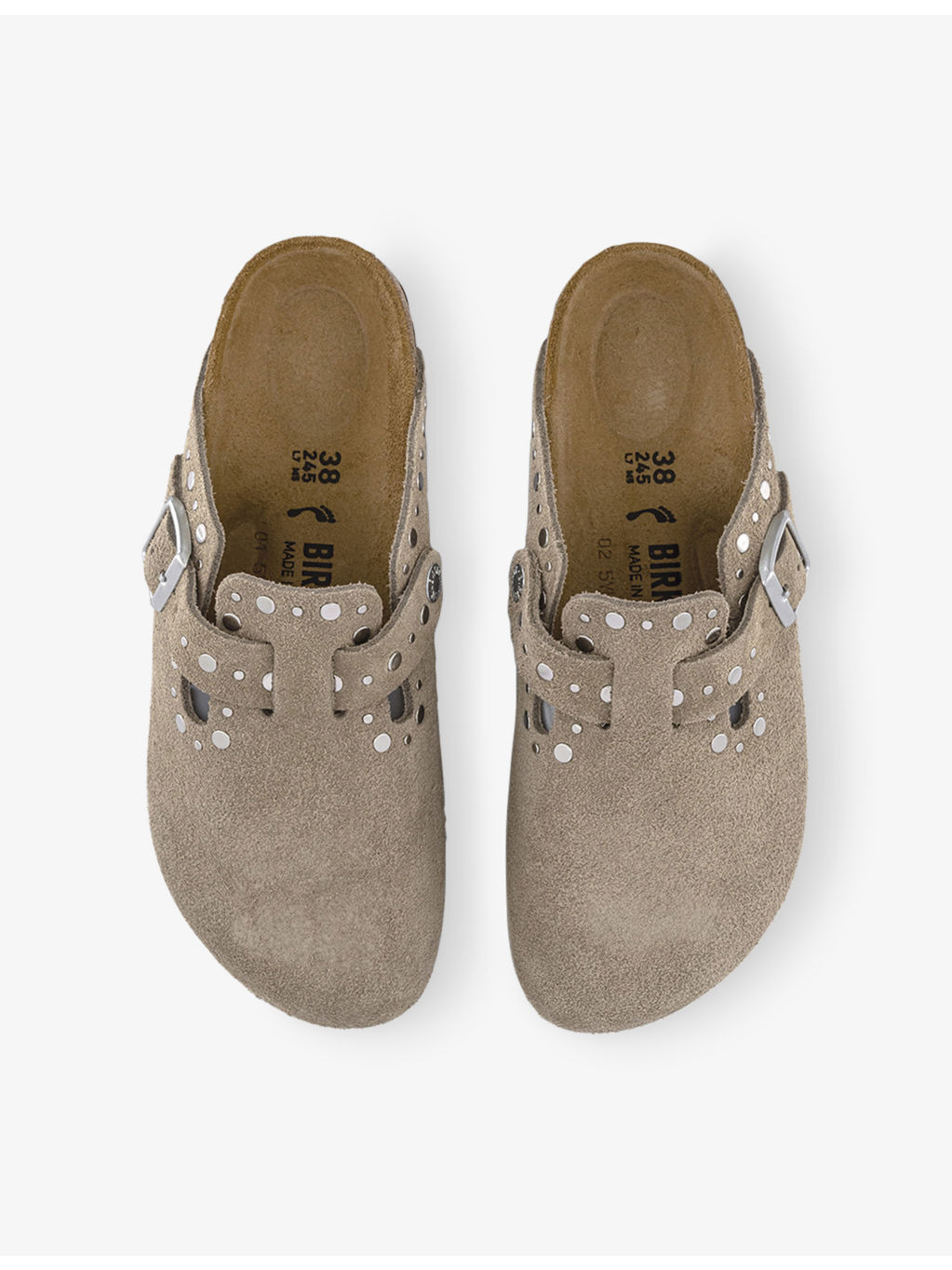 Boston Suede Clogs - 2