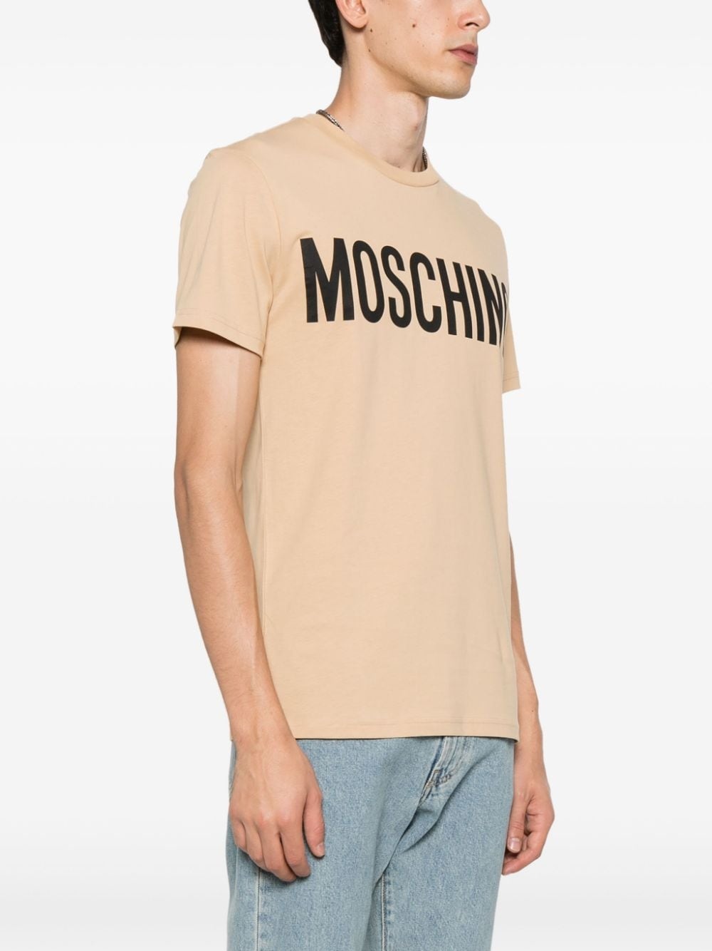logo-print cotton T-shirt - 3