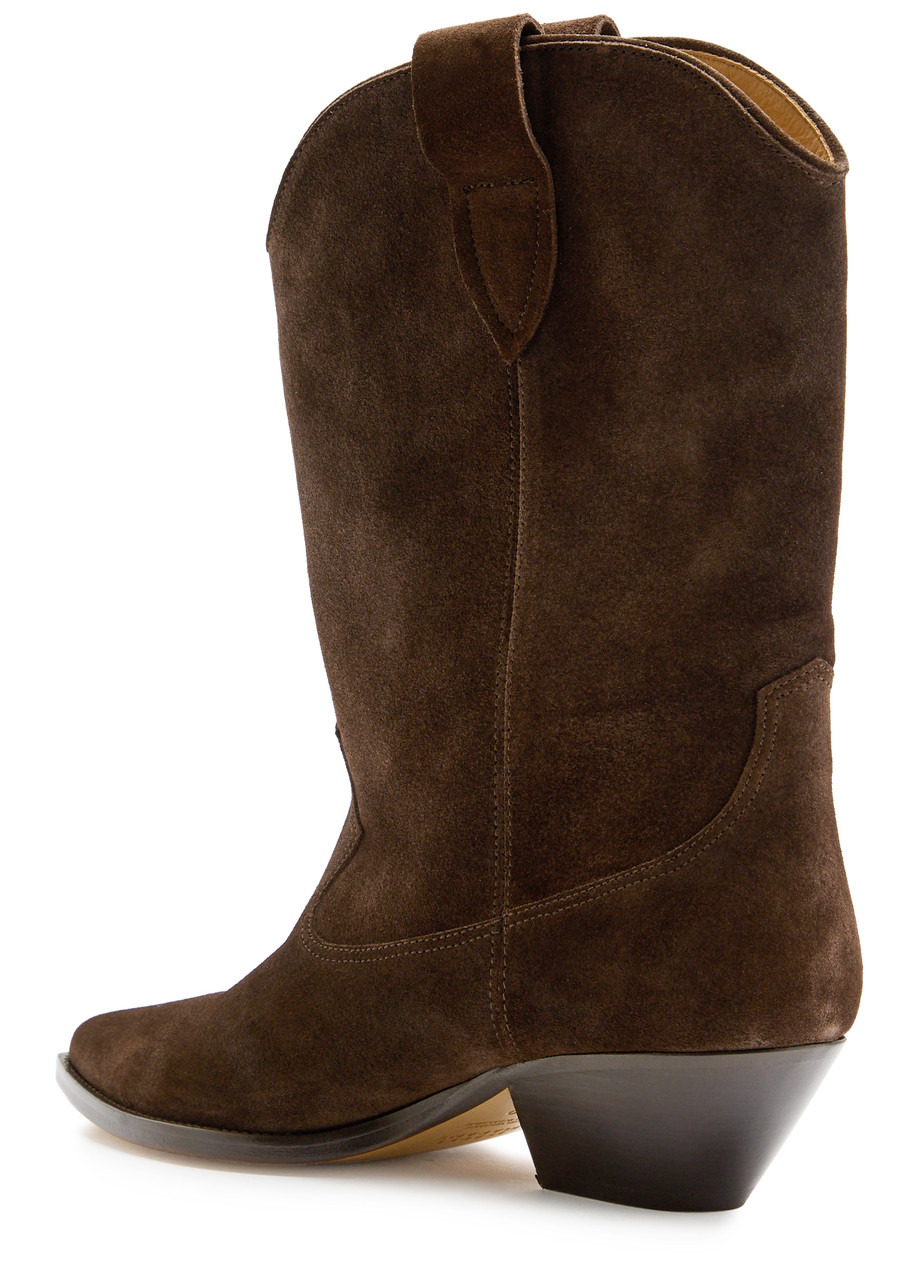 Isabel Marant étoile Duerto 40 Western Suede Mid-calf Boots - 2
