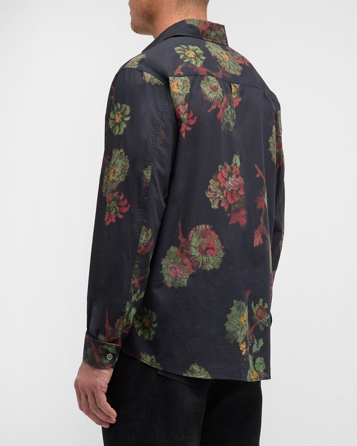 Men's Cloak Forest Floral Button-Down Shirt - 4