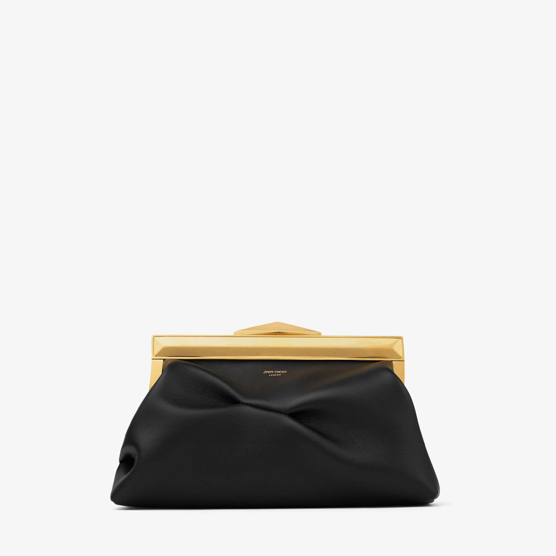 Diamond Frame Clutch/S
Black Leather Clutch Bag - 1