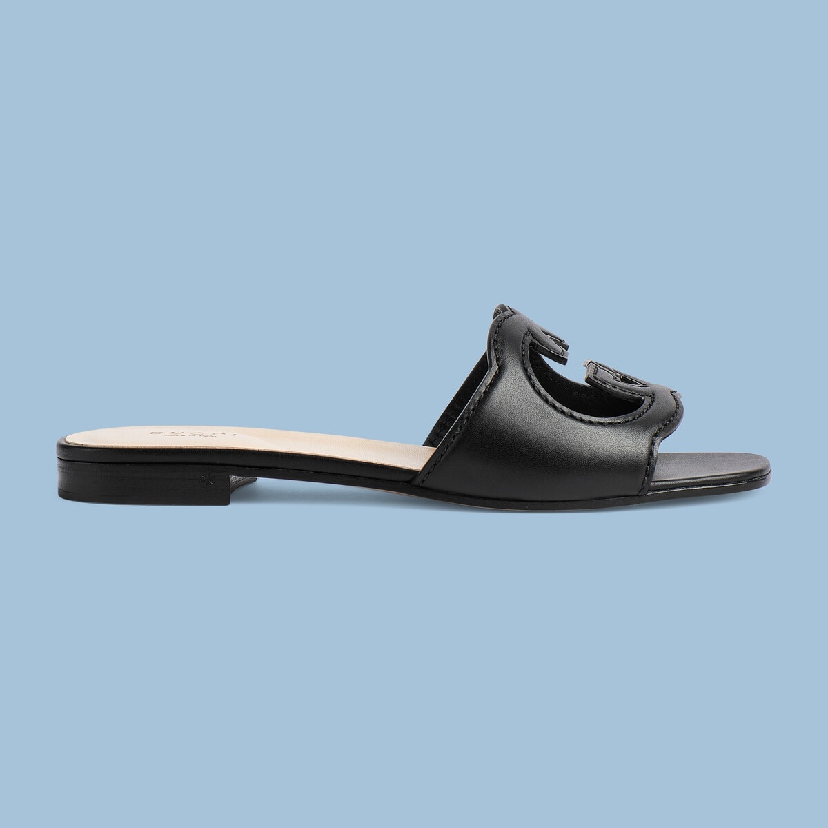 GUCCI Women's Interlocking G cut-out slide sandal | REVERSIBLE