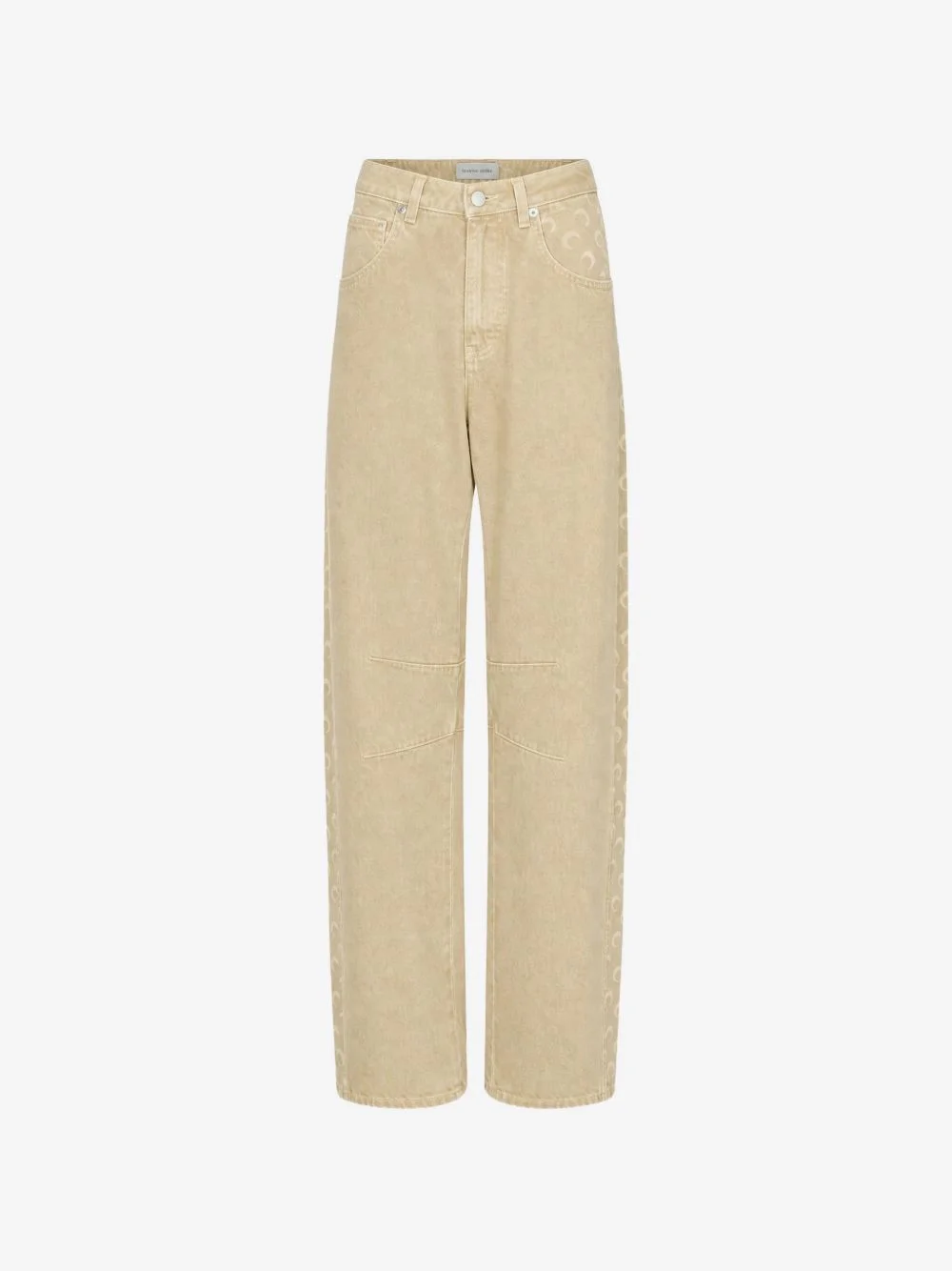 faded Moon-motif jeans - 1
