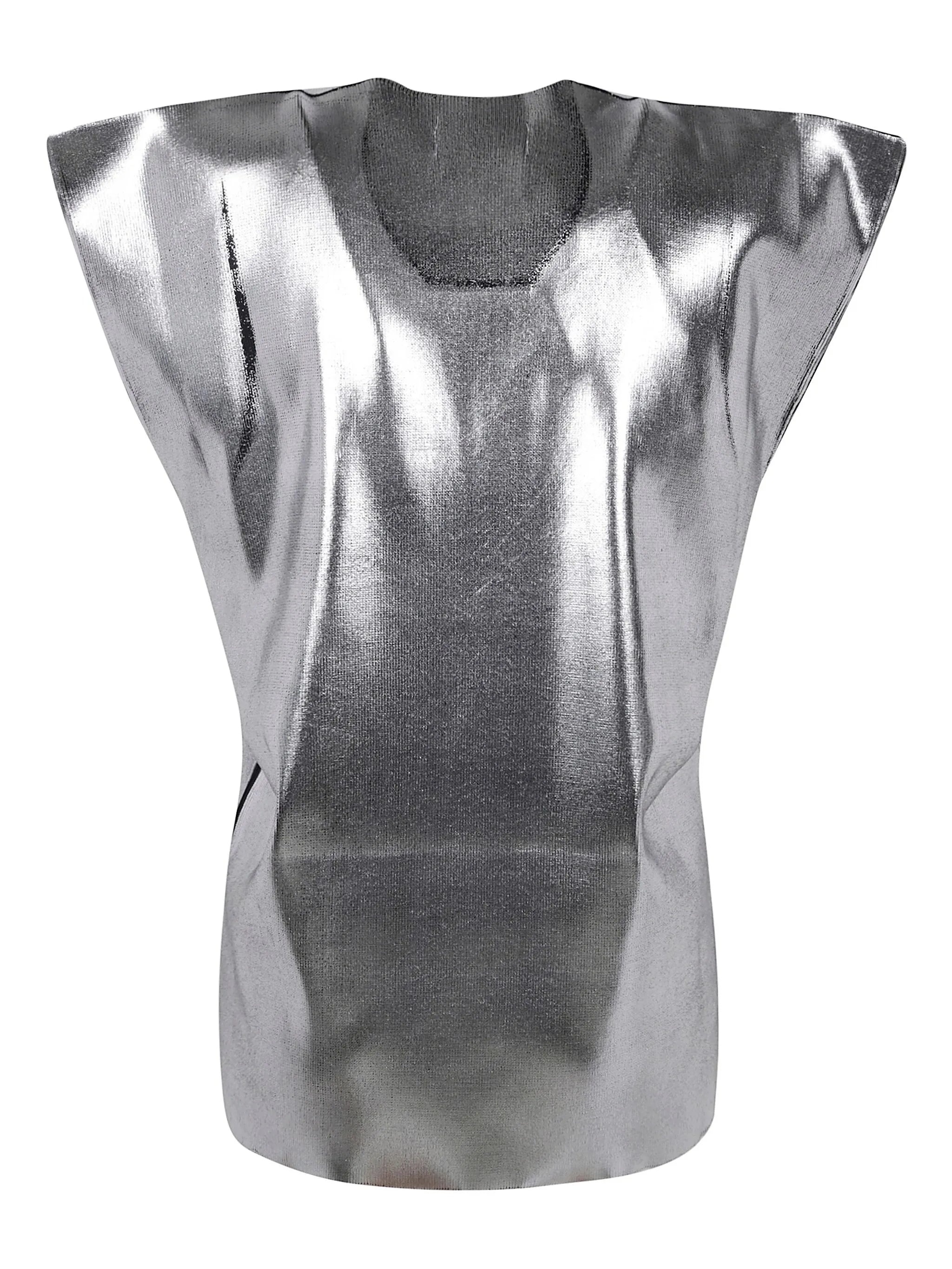 Metallic-effect Knitted Top - 3