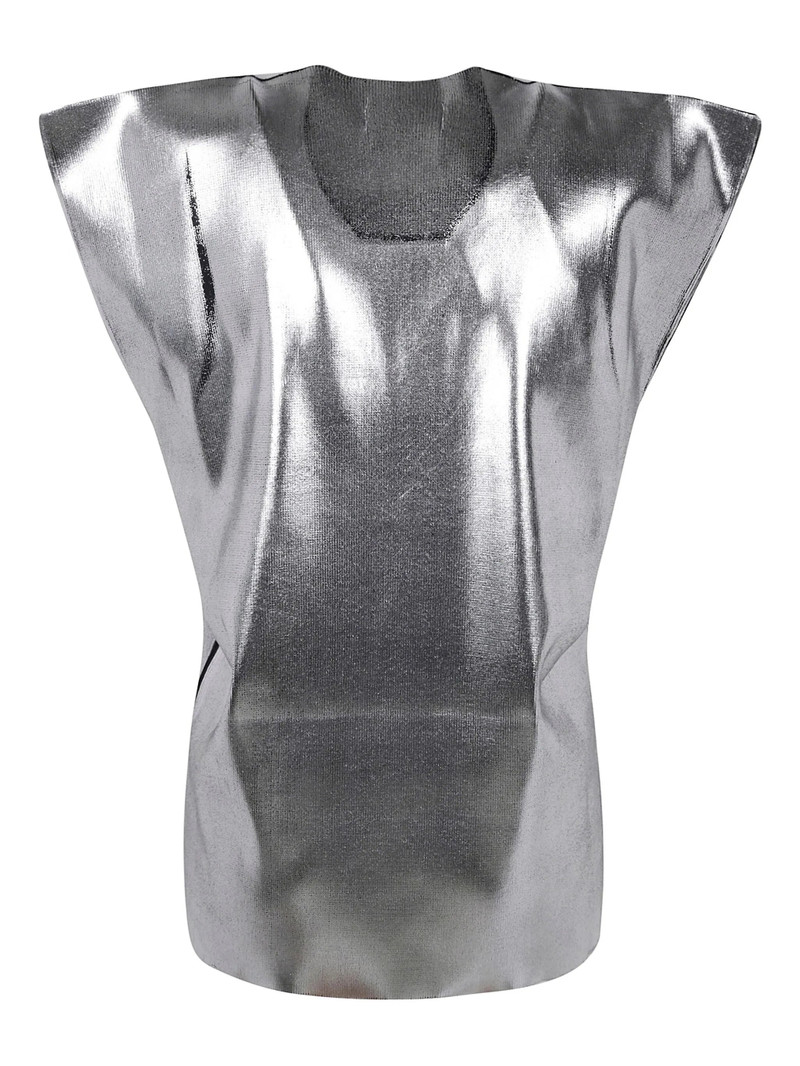 Metallic-effect Knitted Top 3