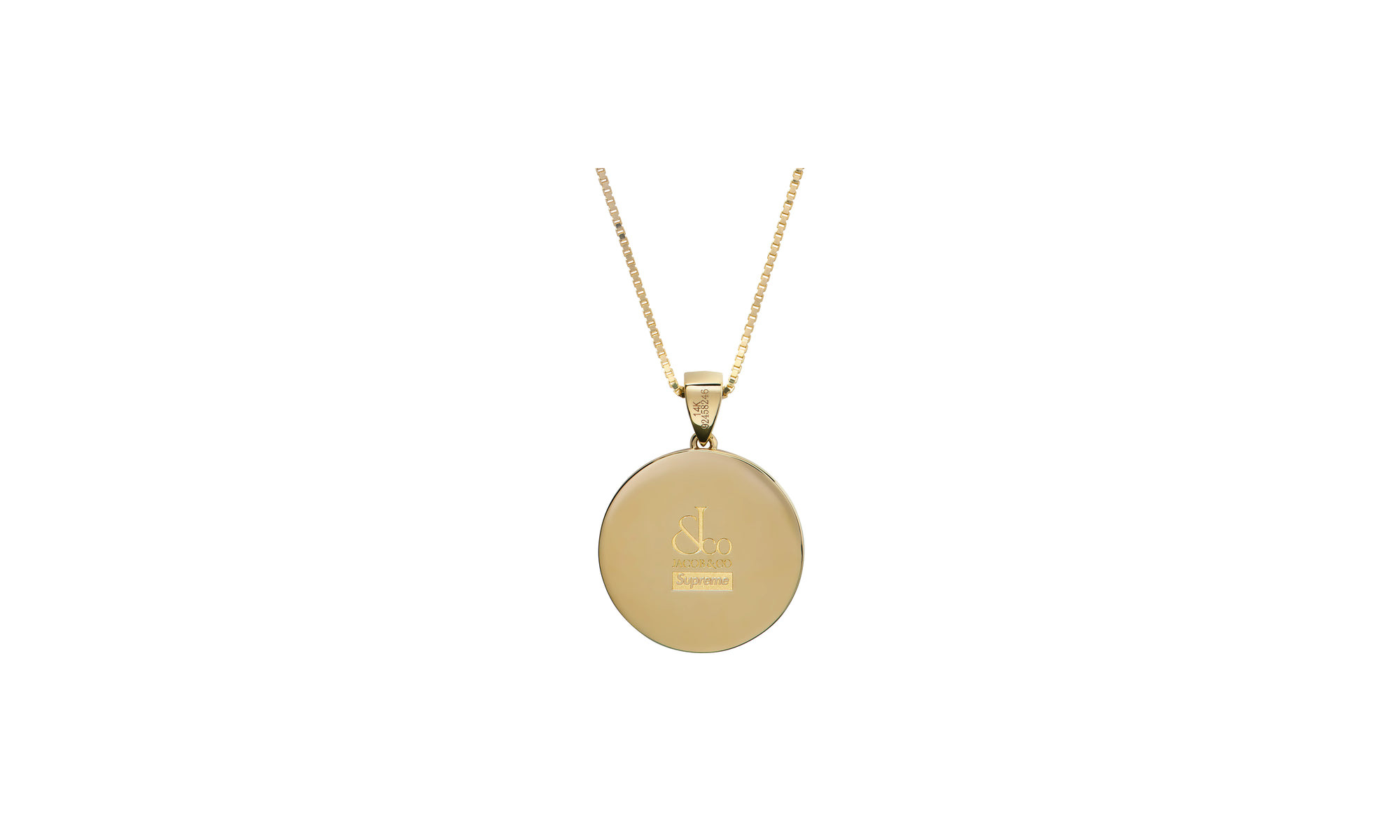 SUPREME/JACOB&CO 14K GOLD ZODIAC PENDANT "Aries" - 2