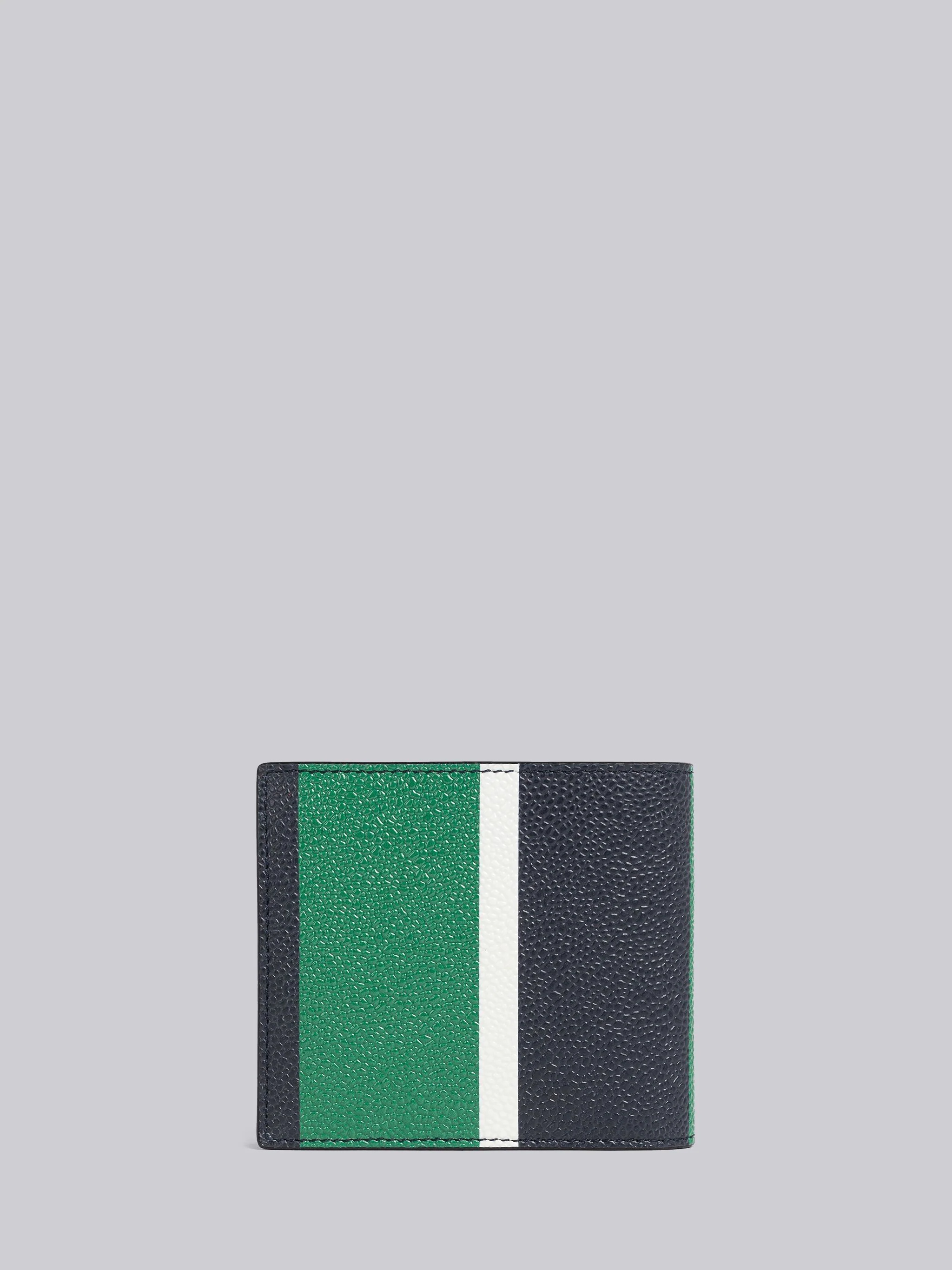 Stripe Pebble Grain Leather Billfold - 4