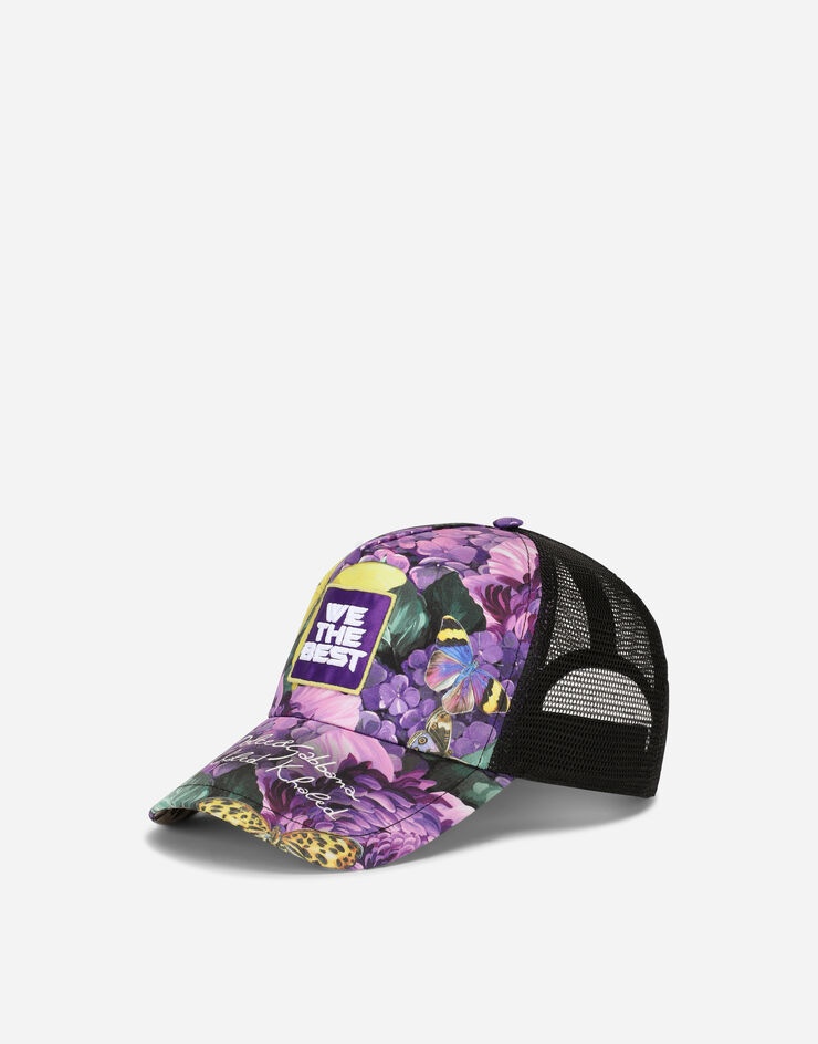 Butterfly-print baseball cap - 1