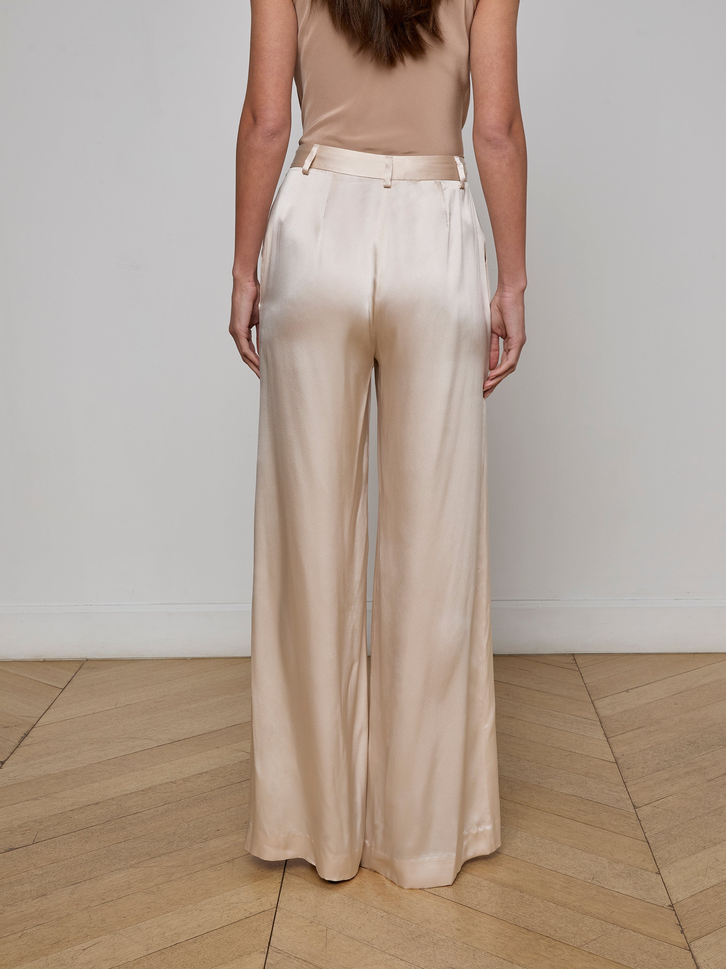 Gavin Silk Wide-Leg Pant - 2