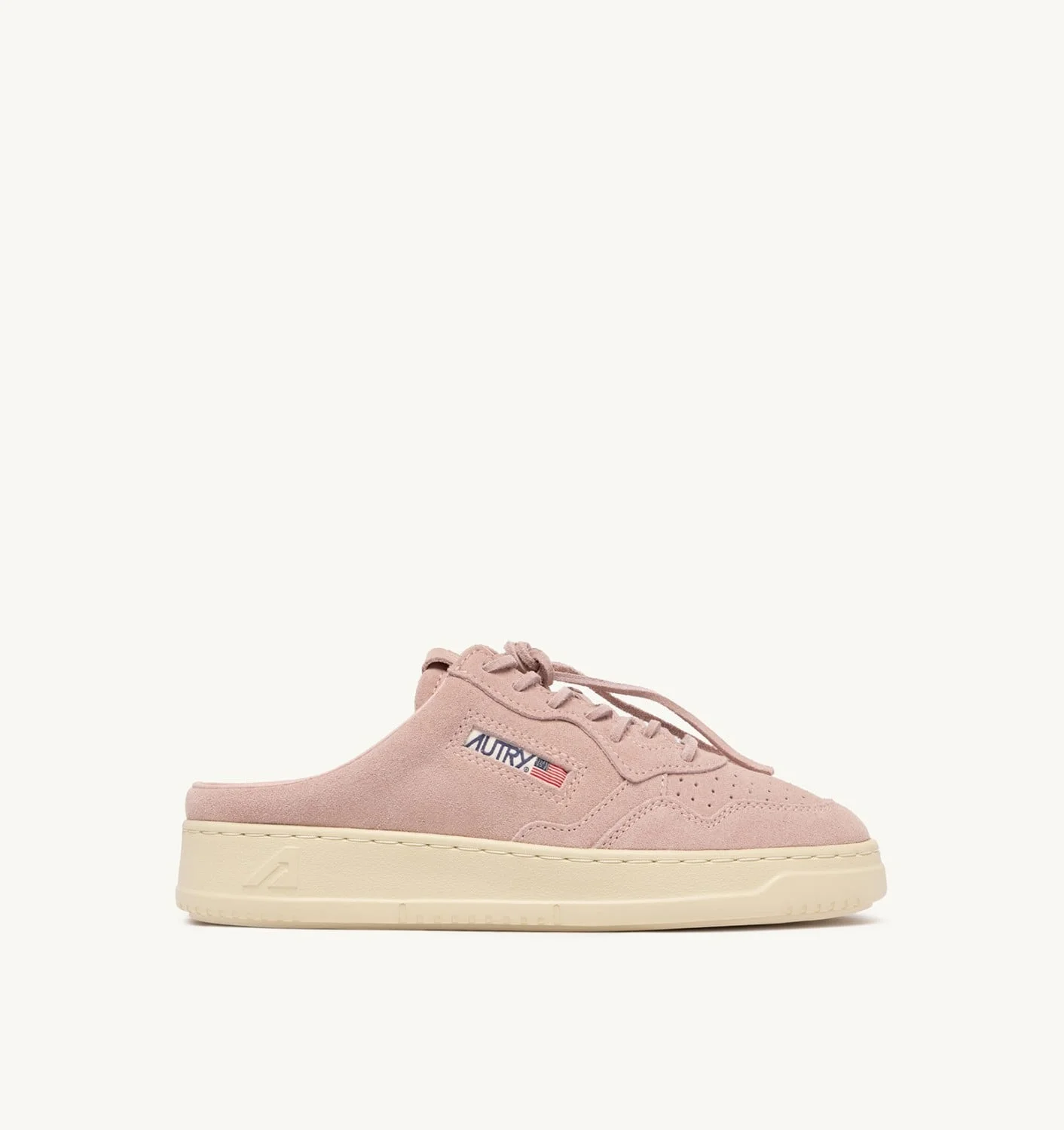 MEDALIST MULE SNEAKERS IN SILK SUEDE - 1