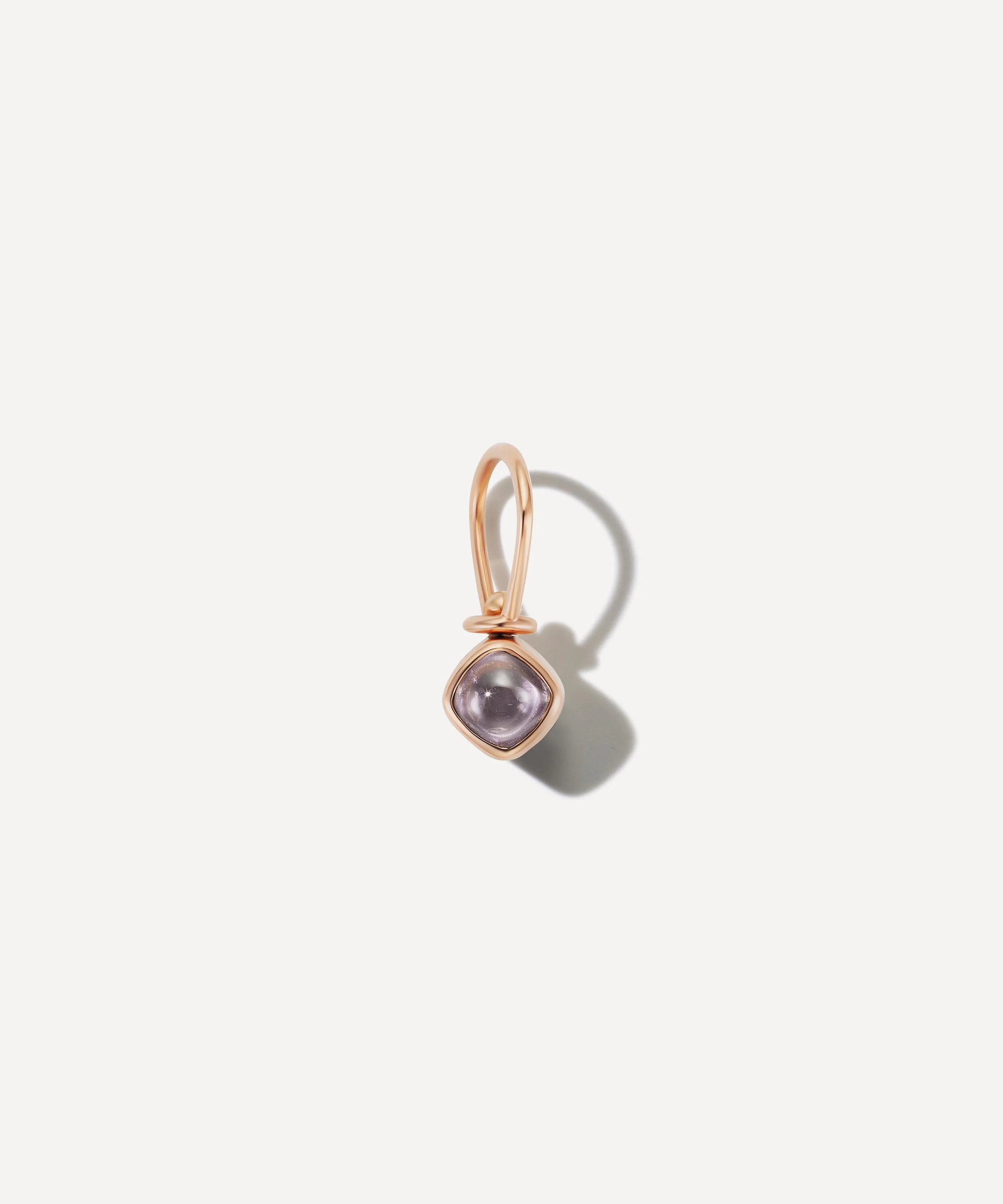 18ct Rose Gold Itty Bitty Spinel Charm - 1