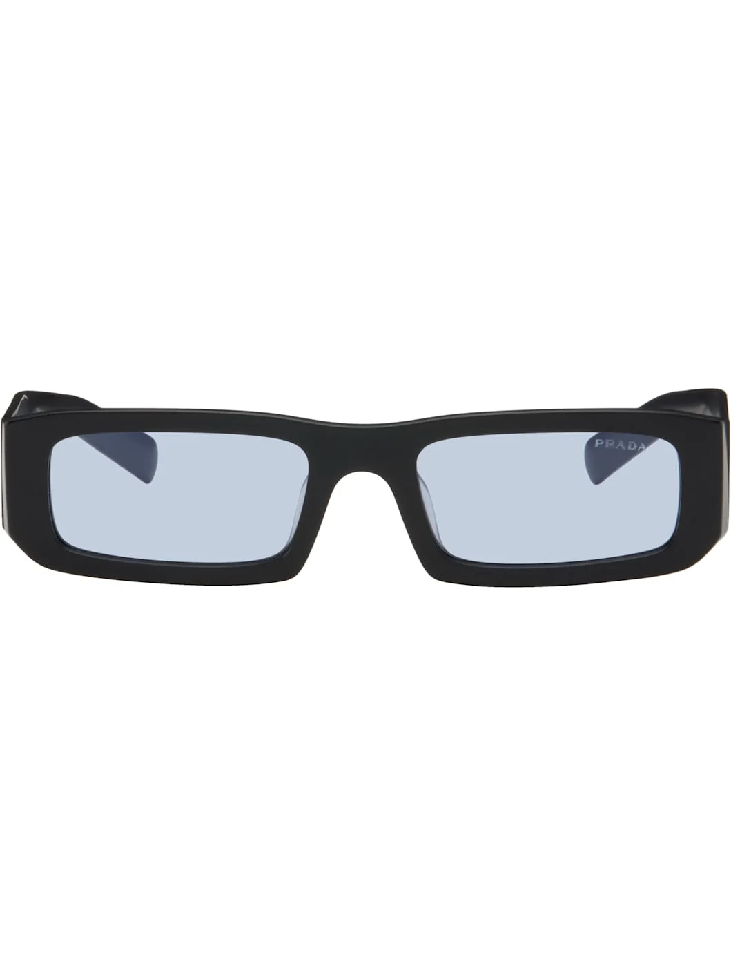 Black Rectangular Sunglasses - 1
