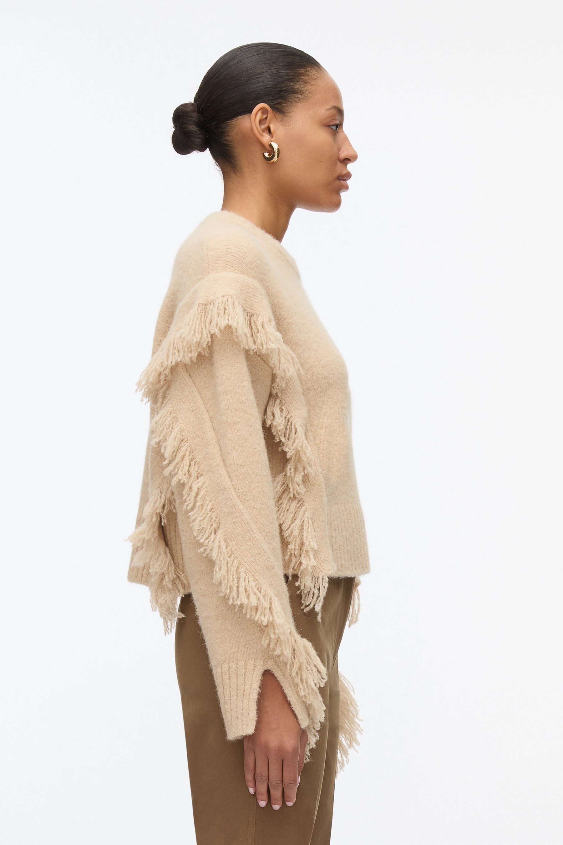 Fringe Crewneck Pullover - 5