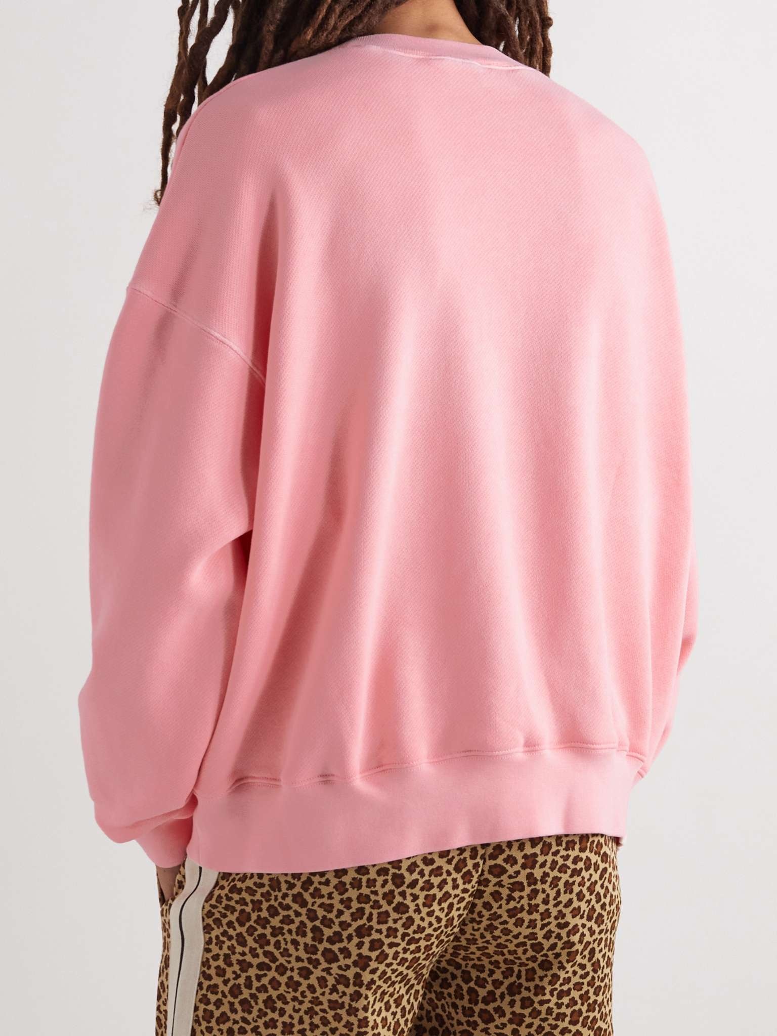Bouclé-Trimmed Cotton-Jersey Sweatshirt - 4