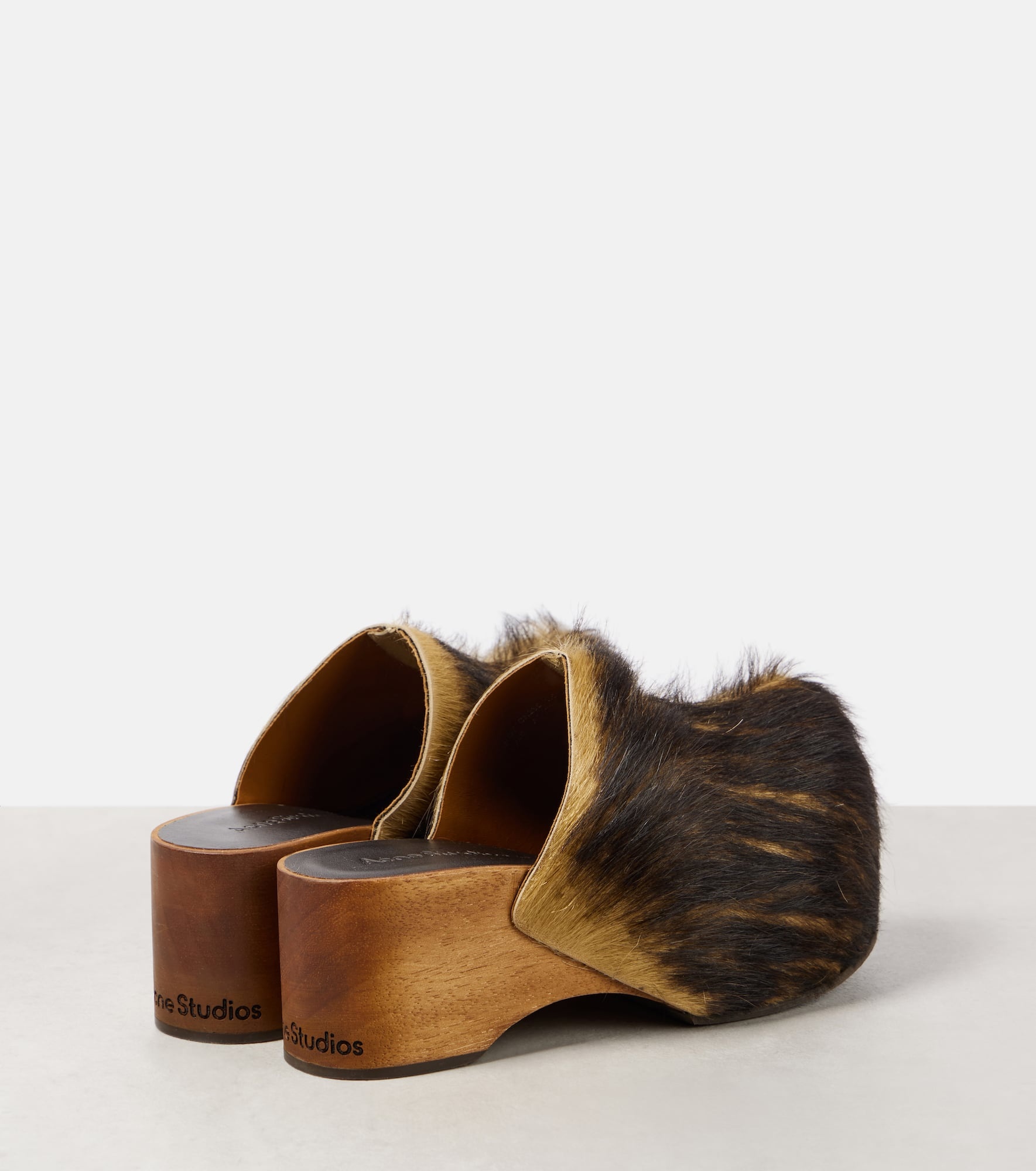 Calf hair clogs - 2