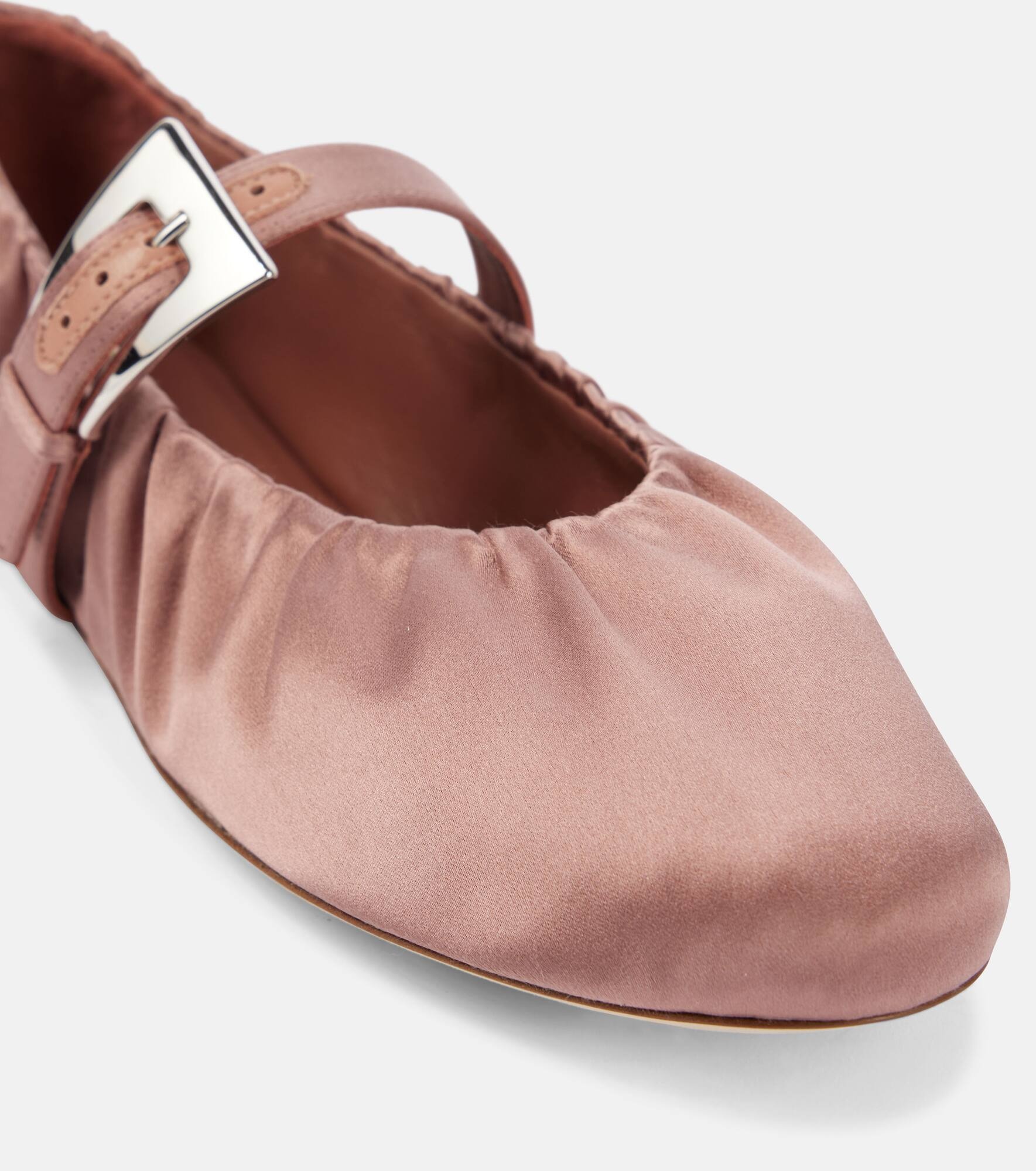 Sveva satin ballet flats - 5