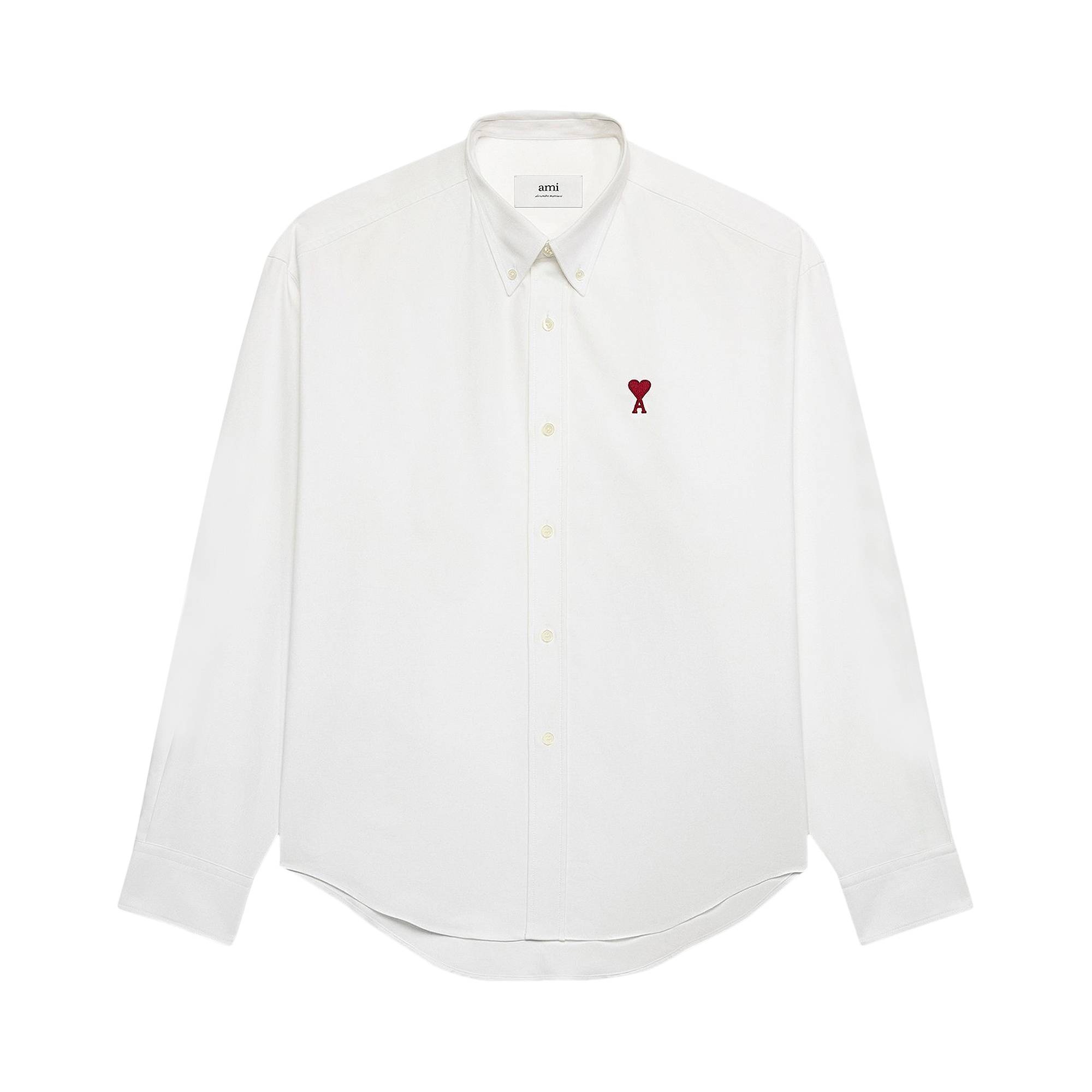 Ami Boxy Fit Shirt 'Natural White' - 1