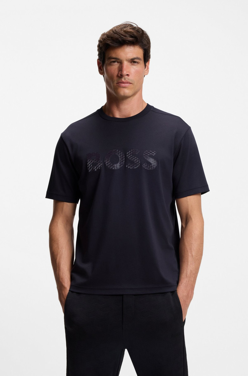 STRUCTURED-LOGO T-SHIRT IN COTTON JERSEY 2