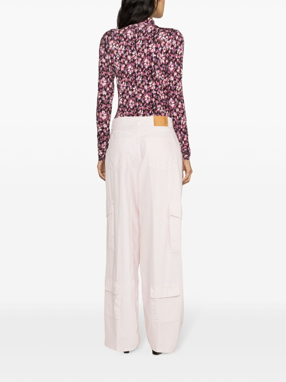 Bethany wide-leg cargo jeans - 4