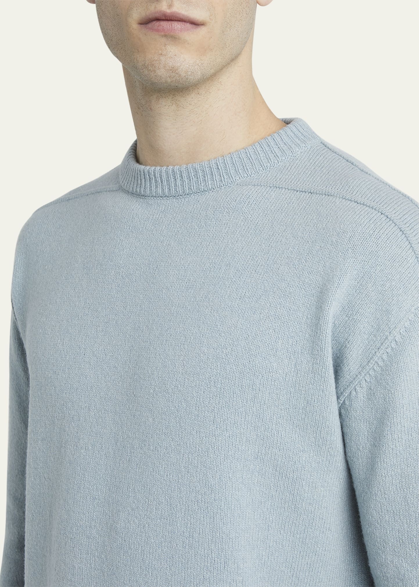 Men's Recycled Cashmere Crew Sweater - 5